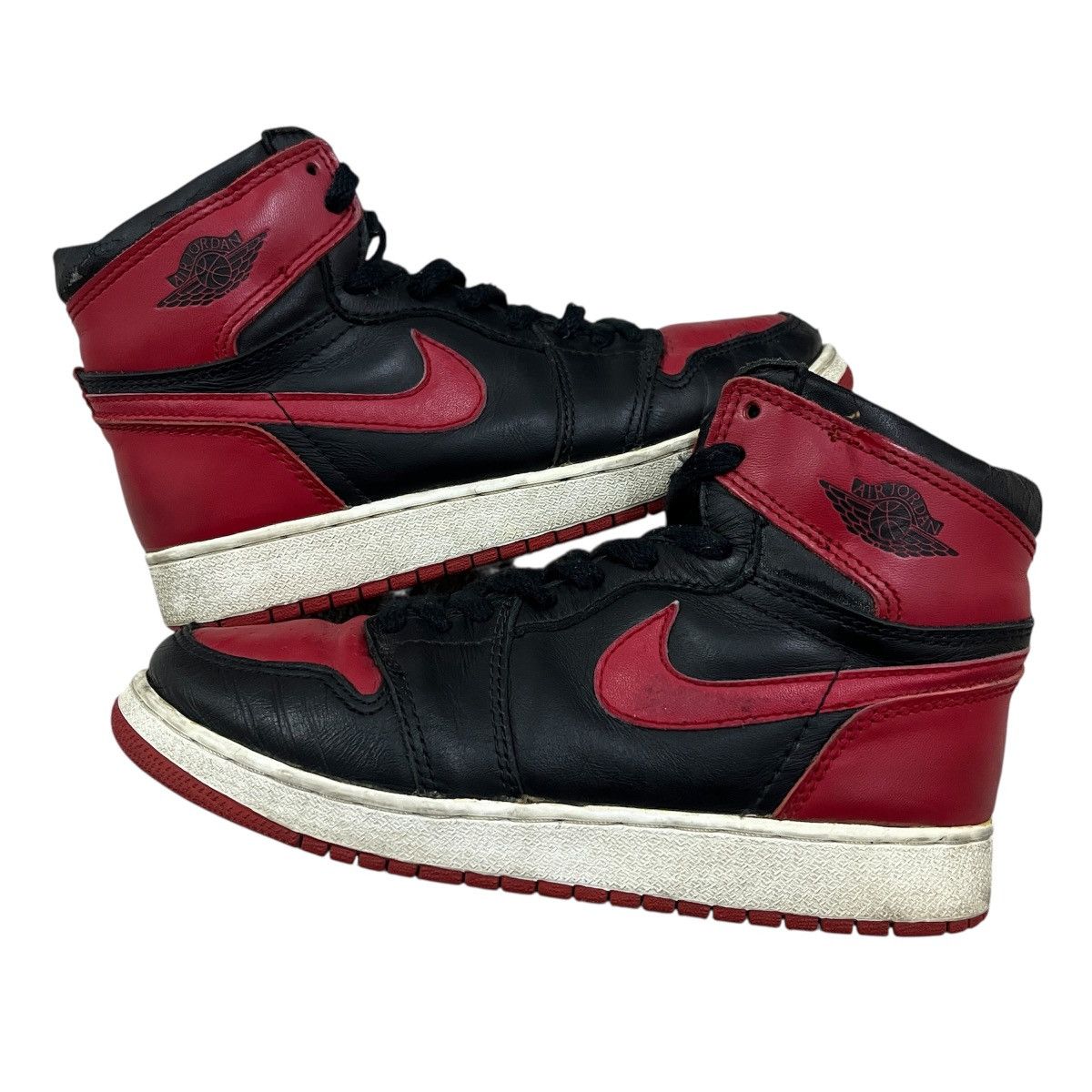 Jordan Brand × Nike Vintage 1994 Bred 1 Jordan Size US 5.5 / EU 38 - 1 Thumbnail