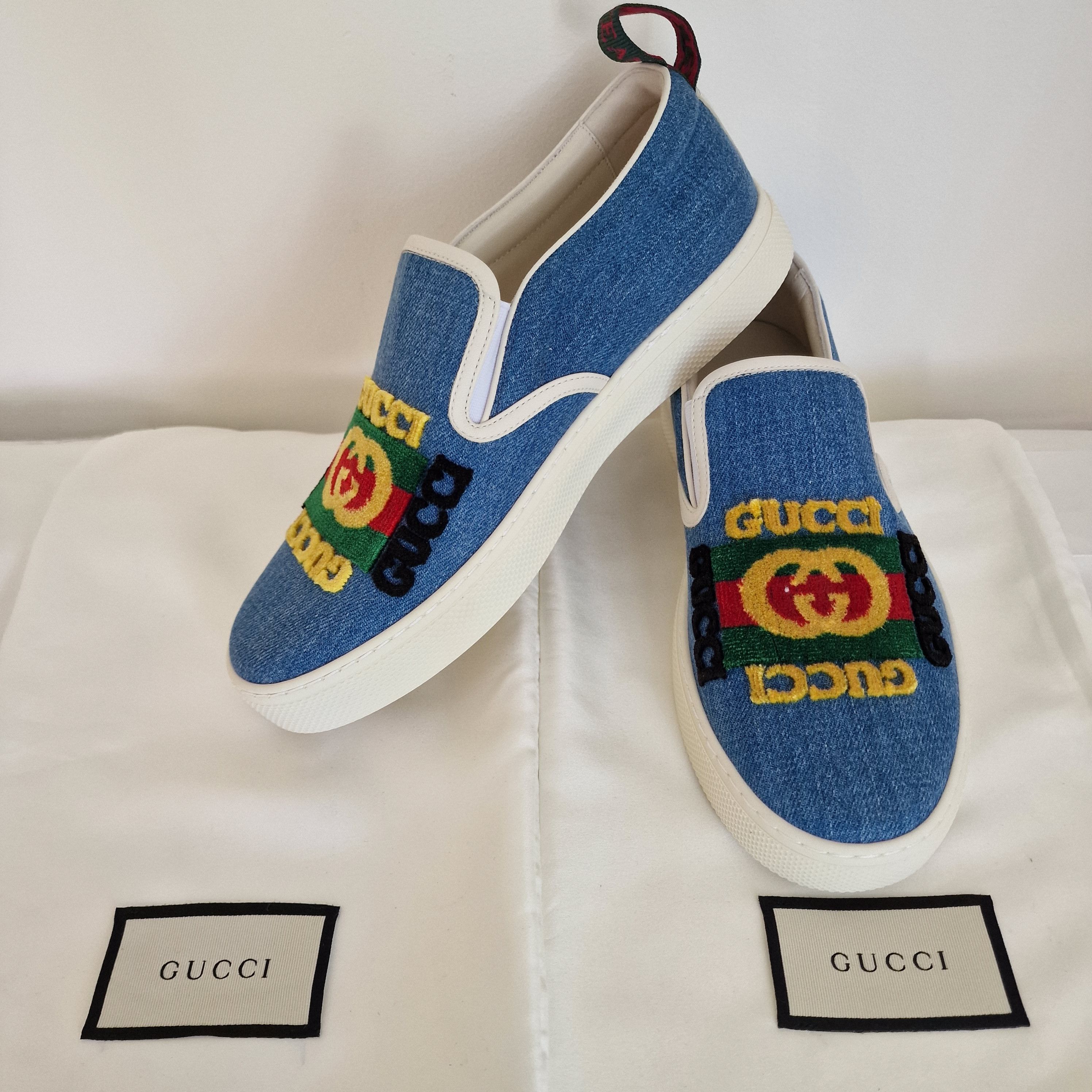 Gucci denim sneakers
