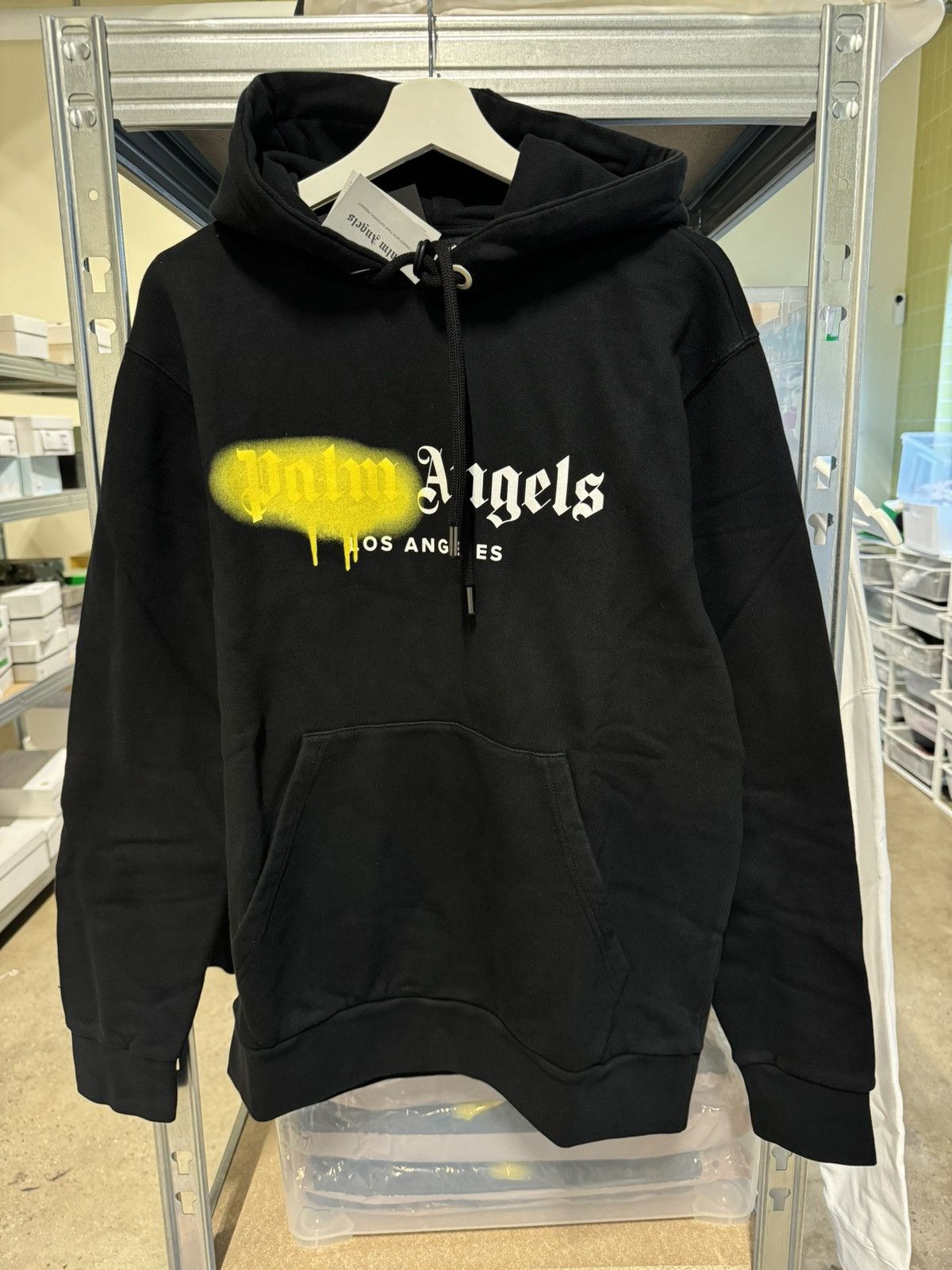 Palm Angels Palm Angels Sprayed Logo Hoodie NEW 650$ Size US XXL / EU 58 / 5 - 1 Thumbnail