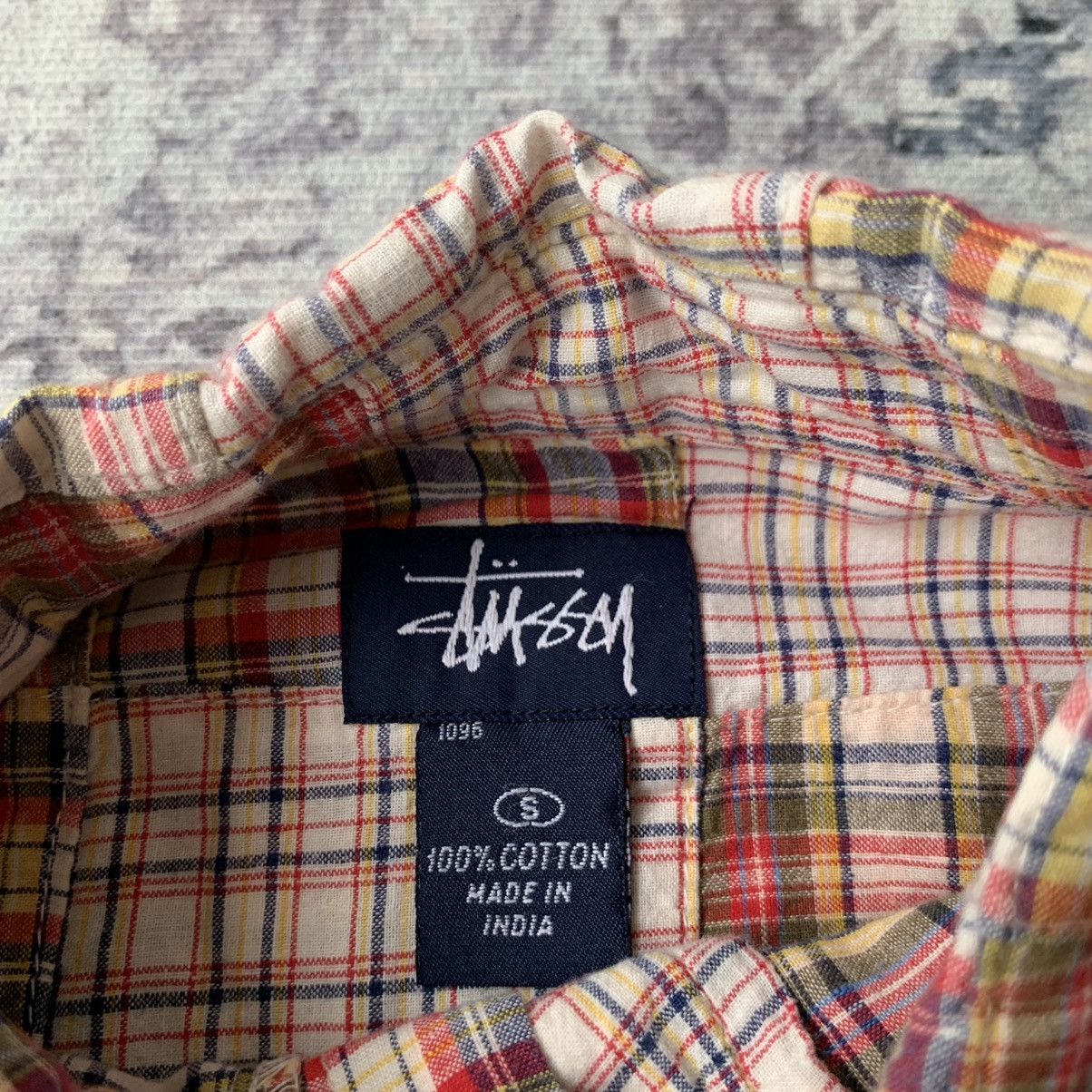 Stussy × Vintage 90’s Stussy Patchwork Button Up Size US S / EU 44-46 / 1 - 5 Thumbnail