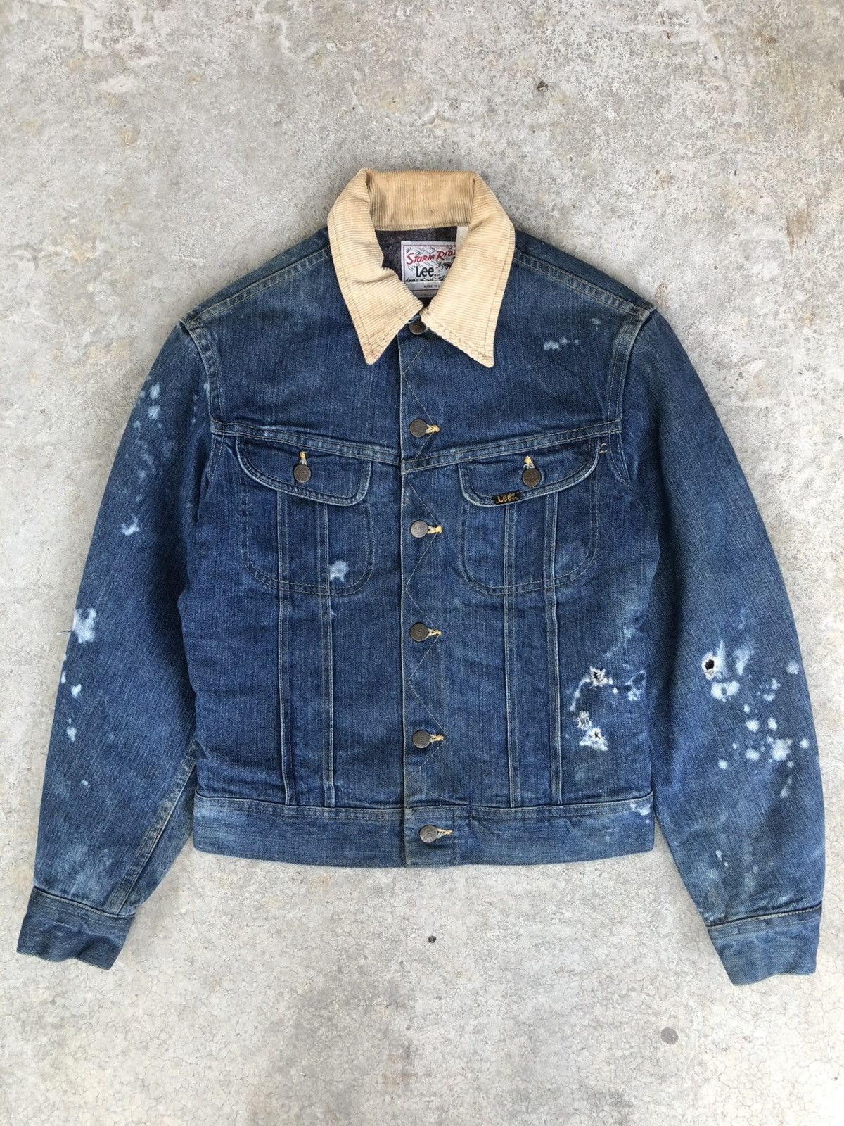 Lee Vintage 70’s Lee Storm Rider Blanked Lined Denim Jacket Size US S / EU 44-46 / 1 - 1 Thumbnail