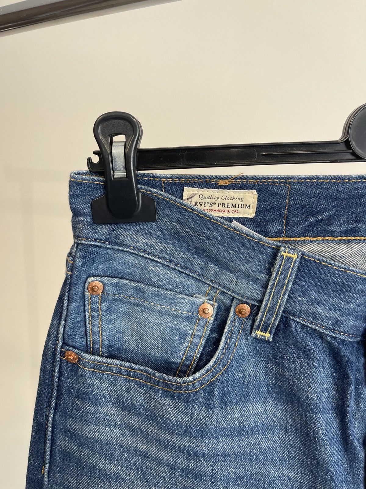 Levi's Levi’s jeans premium 501 Levis denim blue rare classic Size US 30 / EU 46 - 5 Thumbnail