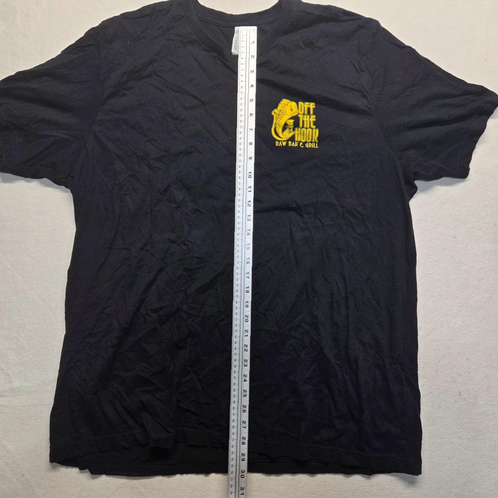 Off The Hook Off The Hook Bar Grill T-Shirt Adult Men's 3XL Black Graphic Print Florida Size US XXL / EU 58 / 5 - 7 Thumbnail