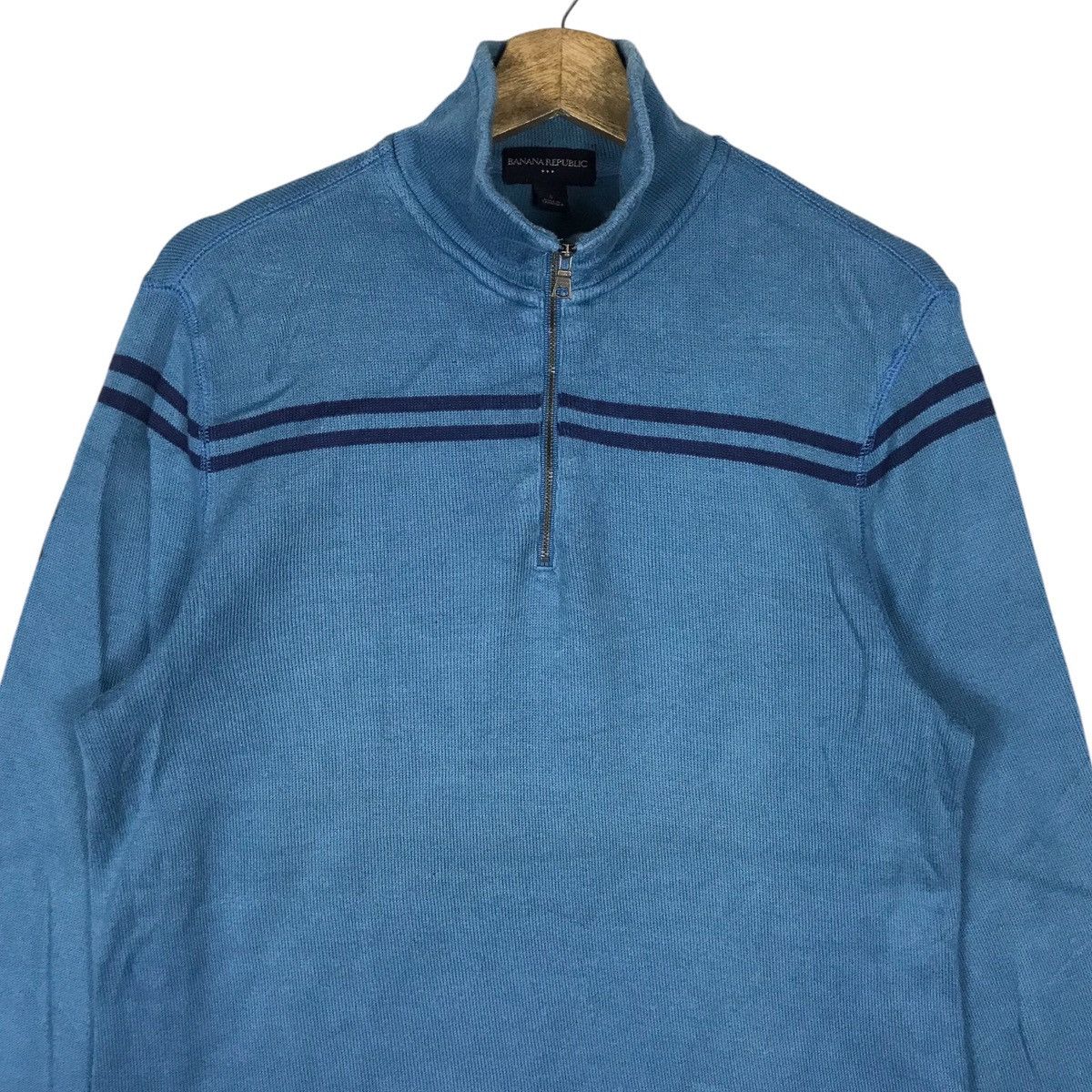 Banana Republic Vintage Banana Republic Quarter Zio Pullover Jumper Size US S / EU 44-46 / 1 - 2 Thumbnail