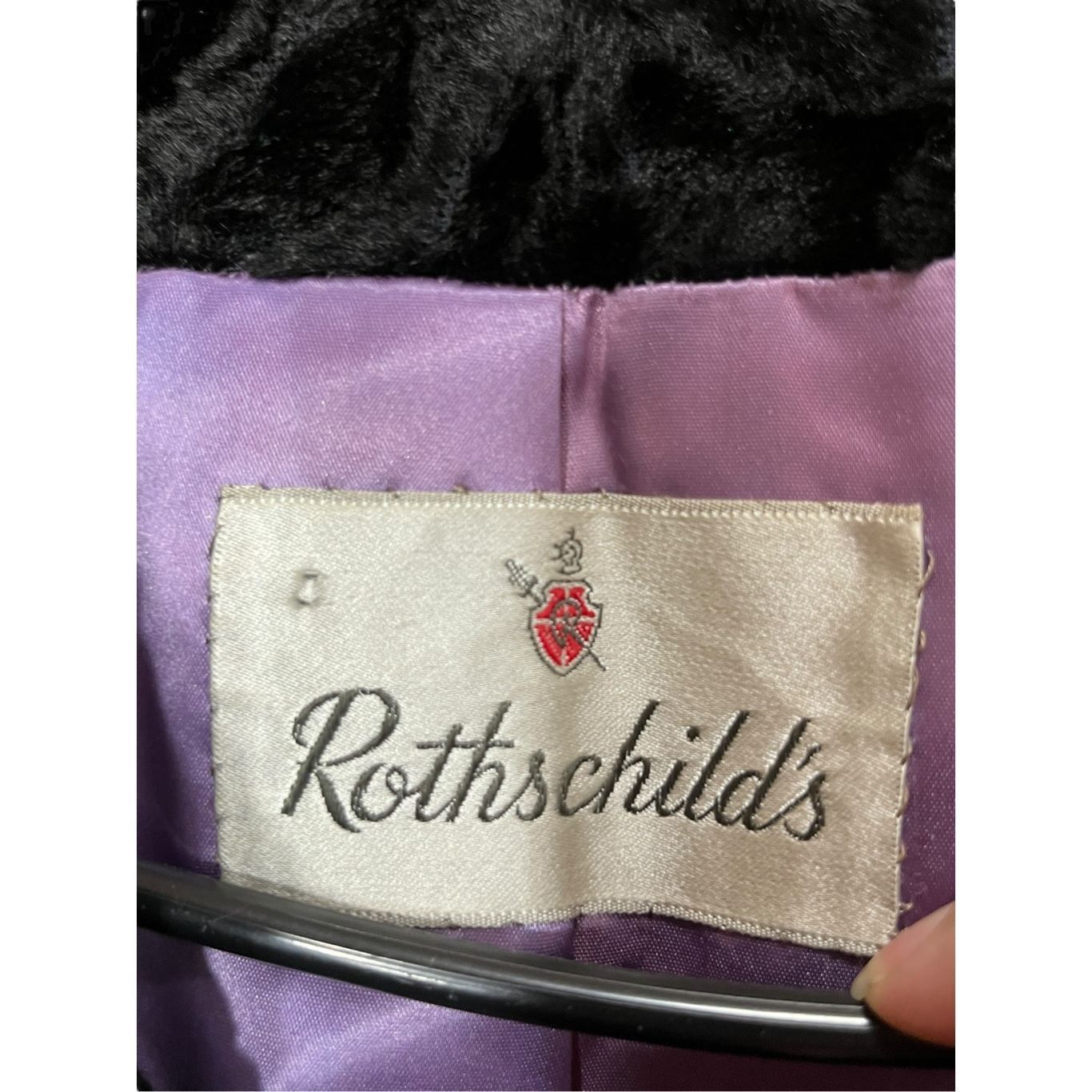 Other Vintage Rothschild 80s Velvet Double Breasted Coat Size S / US 4 / IT 40 - 5 Thumbnail