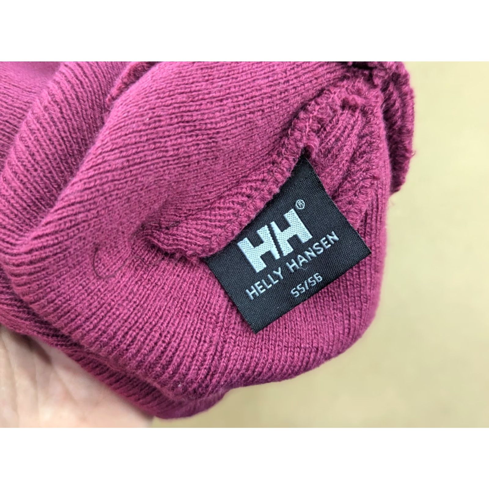 Helly Hansen Helly Hansen Beanie Hat Purple Size S-M 55-56 Acrylic Stretch Unisex Adults Knit Hat Mens Womens Size ONE SIZE - 4 Thumbnail