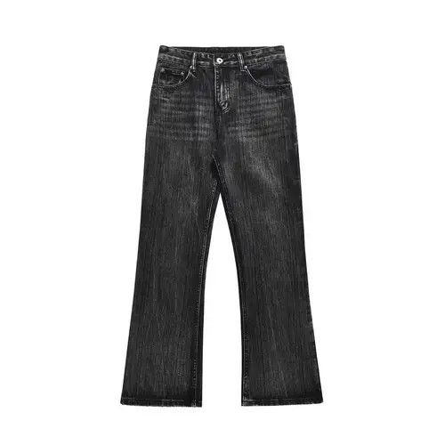 Jean Men's hippie flared distressed washed jeans Size US 32 / EU 48 - 1 Thumbnail