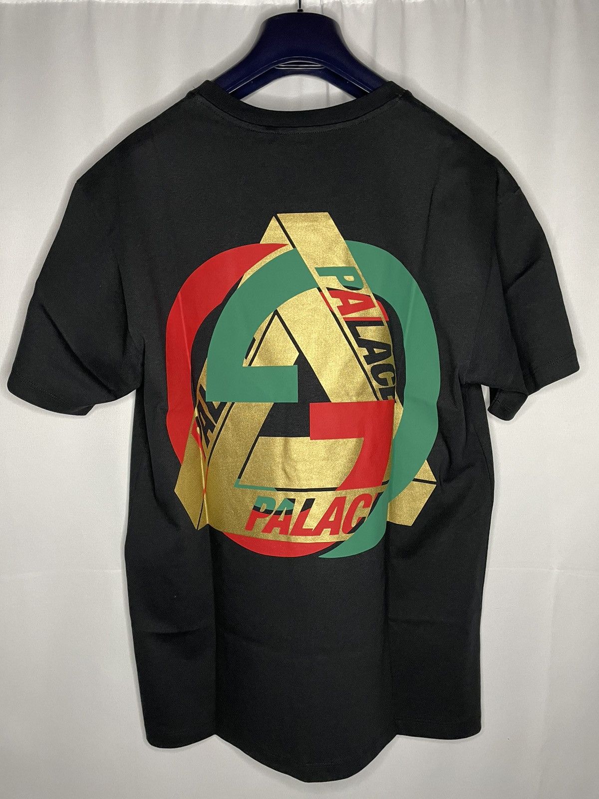 image of Gucci x Palace T-Shirt in Black, Men's (Size XS)