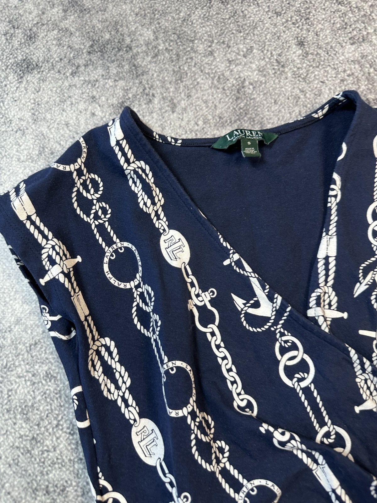 Lauren Ralph Lauren × Polo Ralph Lauren Vintage Polo Ralph Lauren Green Tab T-shirt Streetwear S USA Size S / US 4 / IT 40 - 3 Thumbnail
