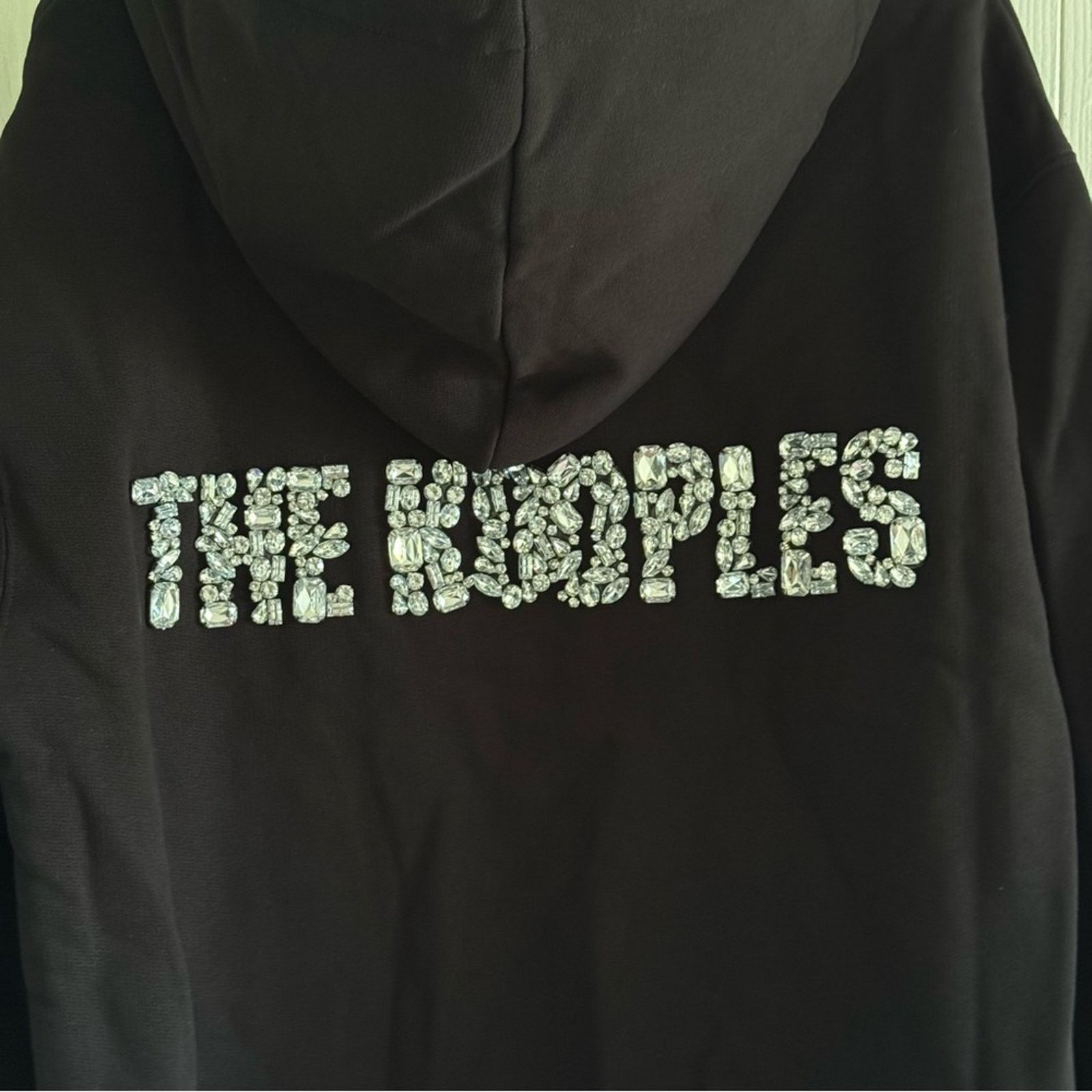 The Kooples NWT! The KOOPLES Black Hoodie Rhinestones Size 1, Authentic Size S / US 4 / IT 40 - 8 Thumbnail