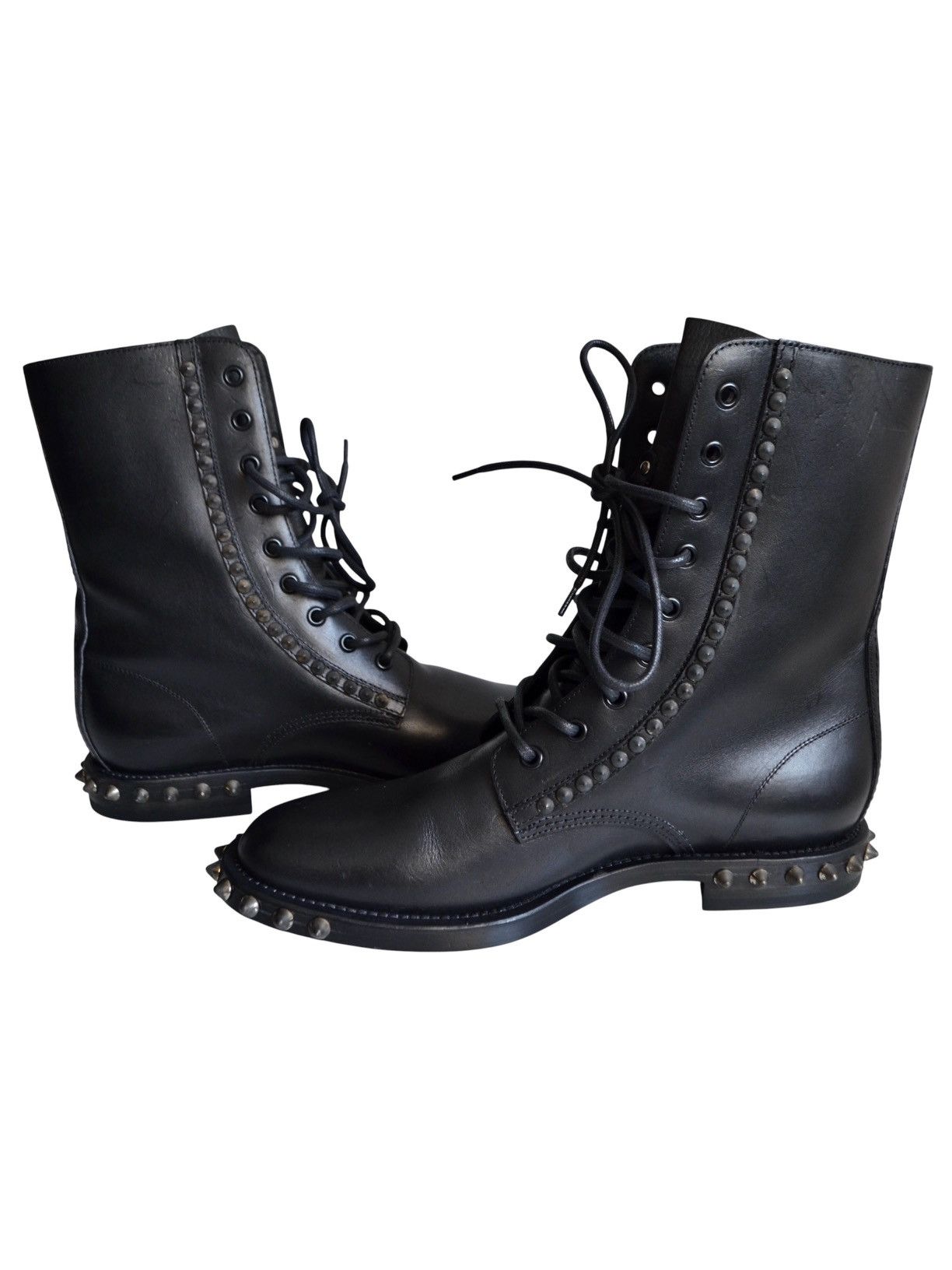 Saint Laurent Paris Saint Laurent By Hedi Slimane Fall Winter 2013 Studded Boots Size US 8 / EU 41 - 3 Thumbnail