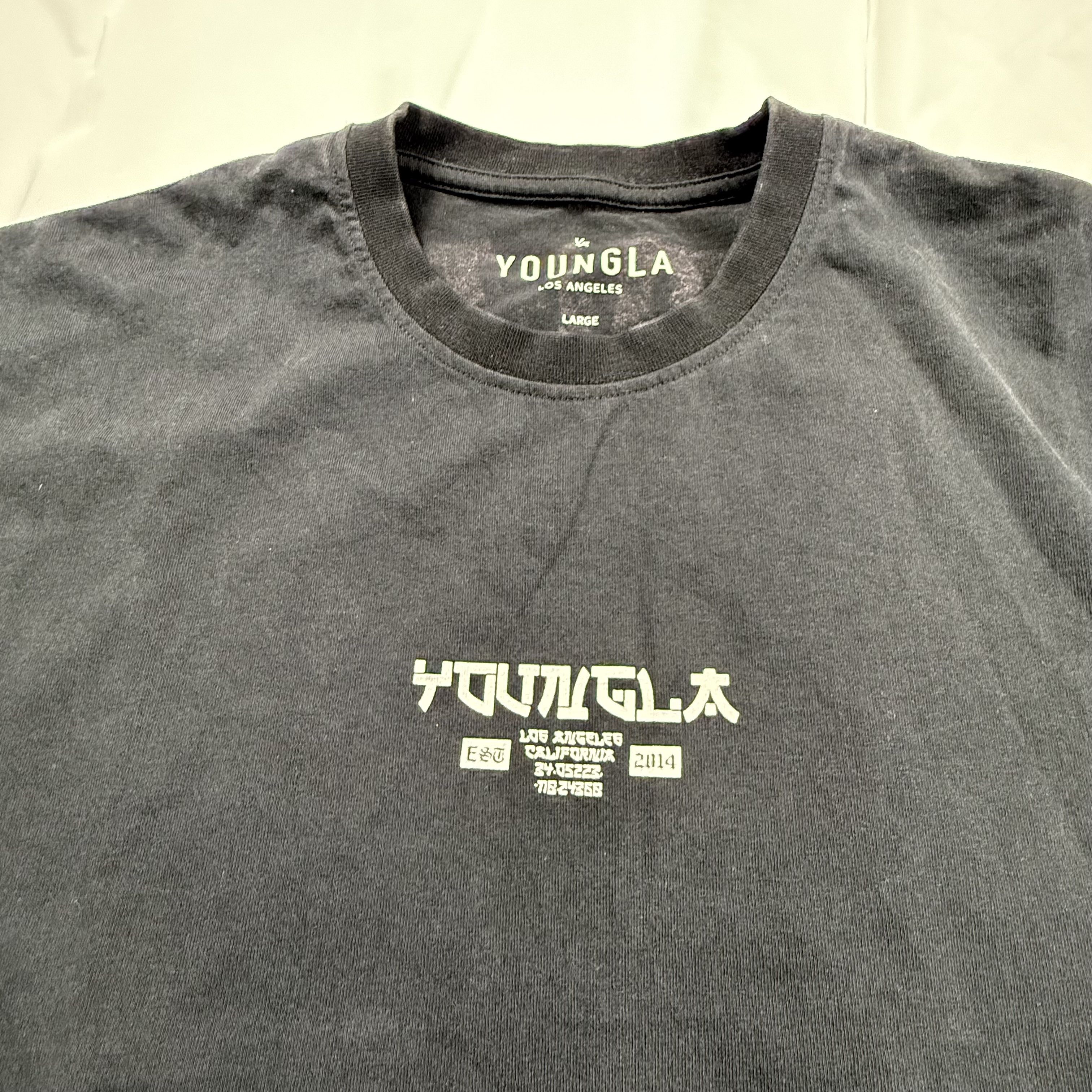 YoungLA YoungLA Dragon Samurai Skull Graphic Long Sleeve Shirt Size US L / EU 52-54 / 3 - 4 Thumbnail