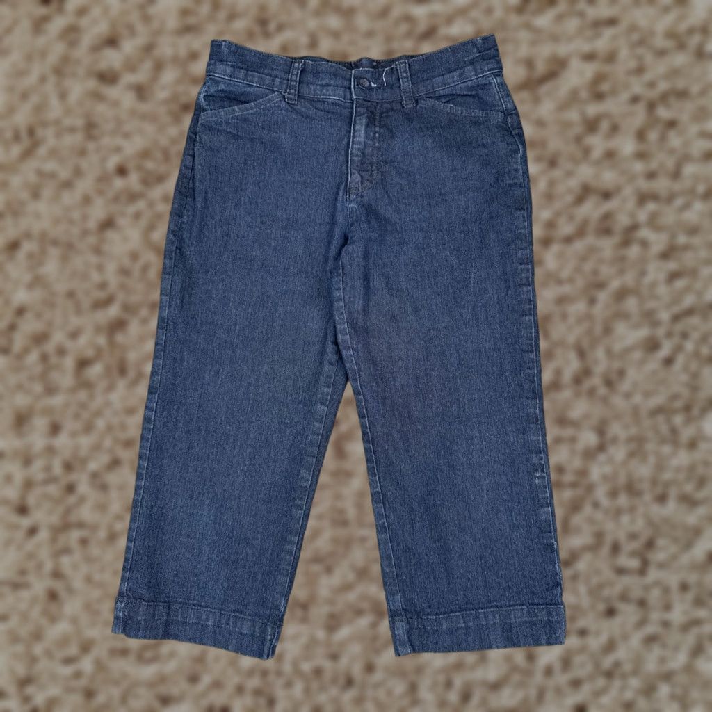Vintage St Johns Bay Jeans Womens Capri Denim Blue 2 26x18 Regular Mid Rise 18 In Inseam 5-Pocket Size 26" / US 2 / IT 38 - 1 Thumbnail