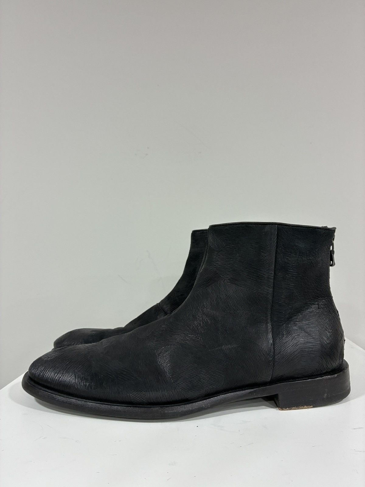 John Varvatos NYC Back Zip Boot Size US 9 EU 42 Size US 9 / EU 42 - 7 Thumbnail