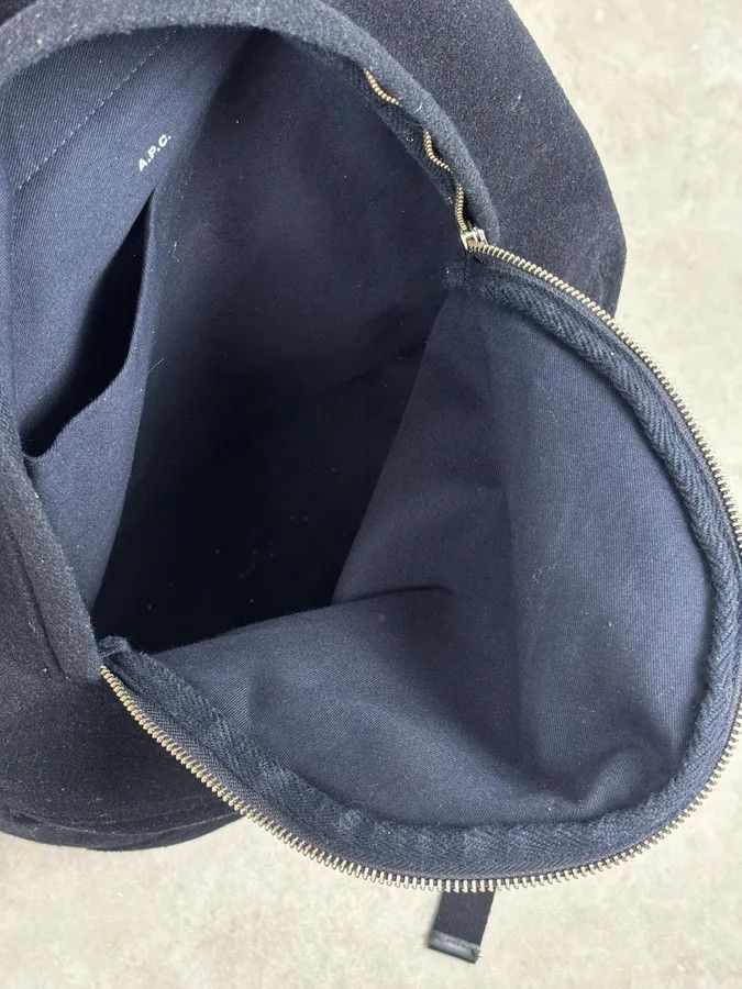 A.P.C. A.P.C. Navy Wool Classy Backpack Size ONE SIZE - 16 Thumbnail