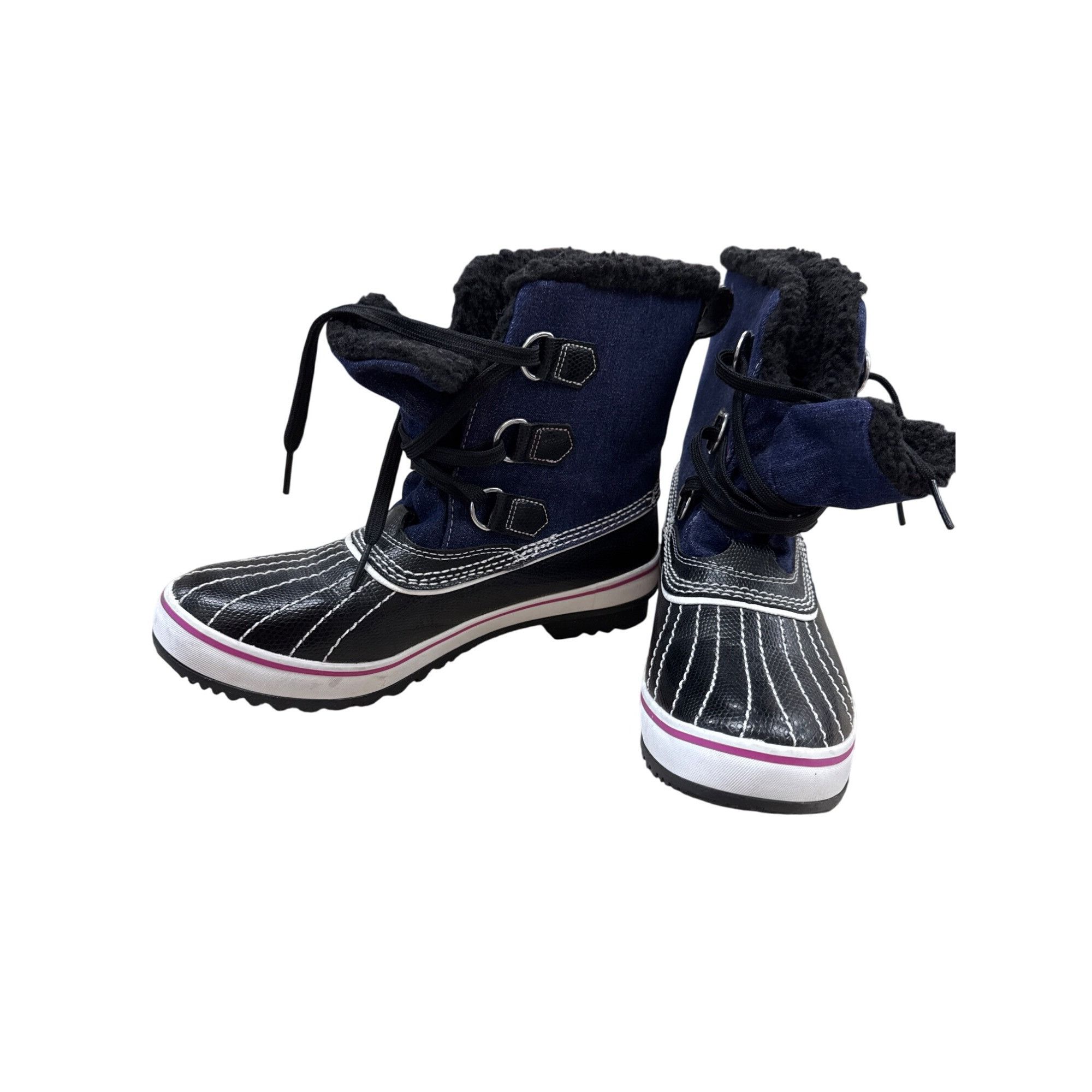 SKECHERS Skechers Outdoor Womens Blue Manmade Ankle Boots Size 7.5 S Size US 7.5 / EU 40-41 - 2 Thumbnail