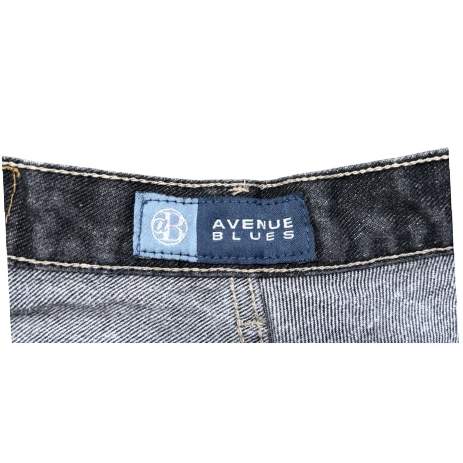 Avenue VINTAGE Avenue Blues Jeans Dark Wash Denim Grunge Skate Baggy 34x30 Men Inseam 30 Ankle Sz 34 Blue Size US 34 / EU 50 - 8 Thumbnail