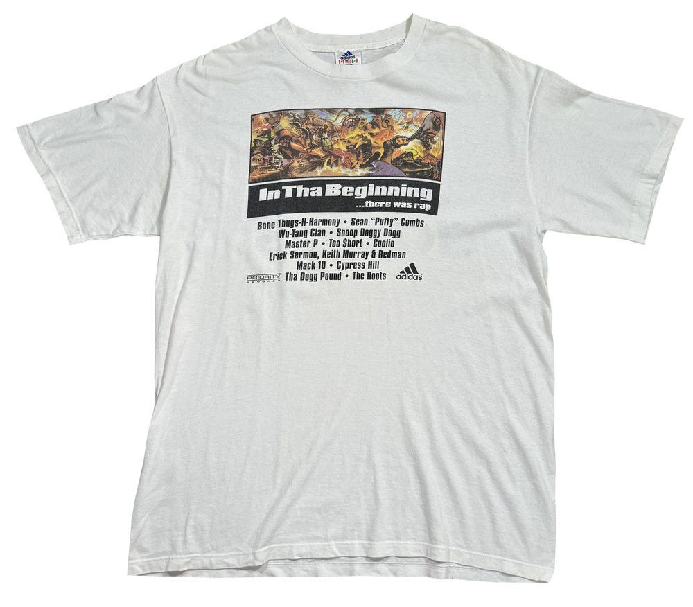 Adidas × Vintage Vintage Adidas In Tha Beginning Hip Hop Rap T Shirt Large Size US L / EU 52-54 / 3 - 1 Thumbnail