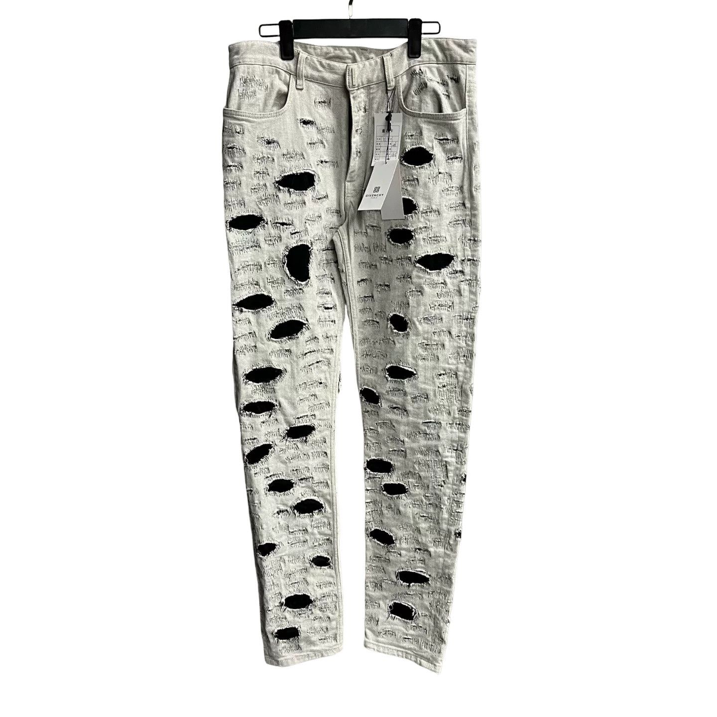 Givenchy Givenchy Distressed Destroyed Denim Jeans Size 33 Size US 33 - 1 Thumbnail