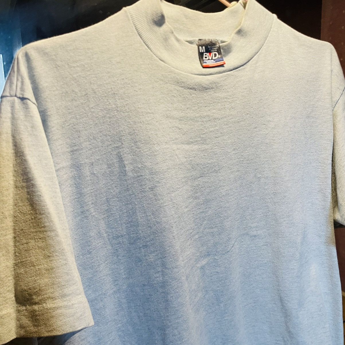 Vintage Umock Neck Basic Tee