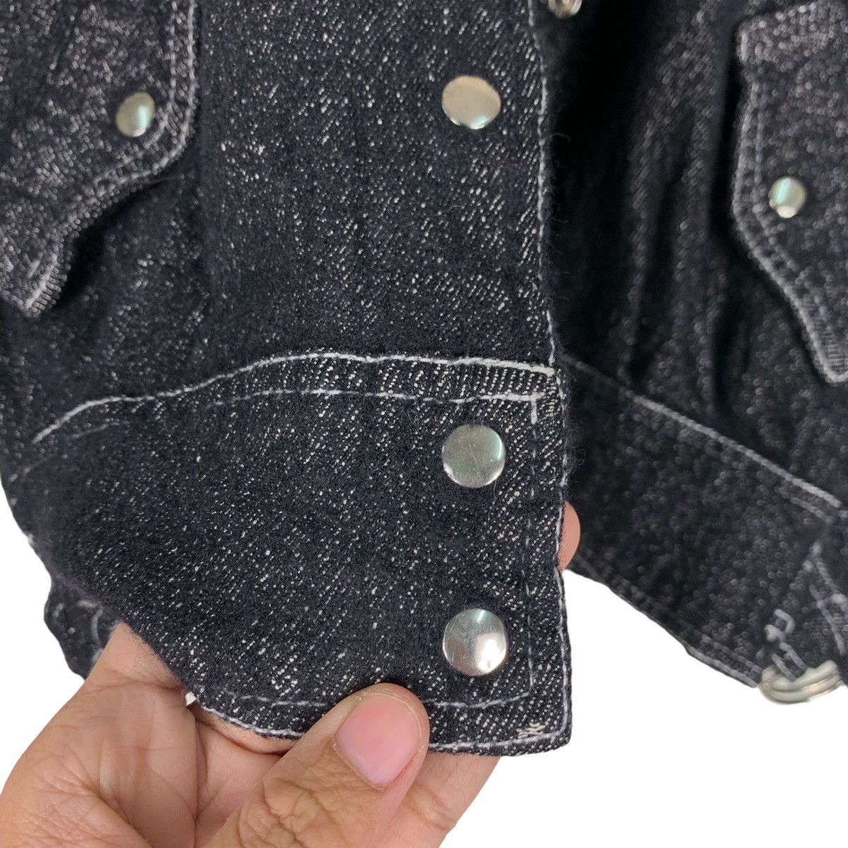 Japanese Brand SEZON Studded Riot Cropped Jacket #0632-C29 Size US S / EU 44-46 / 1 - 14 Thumbnail