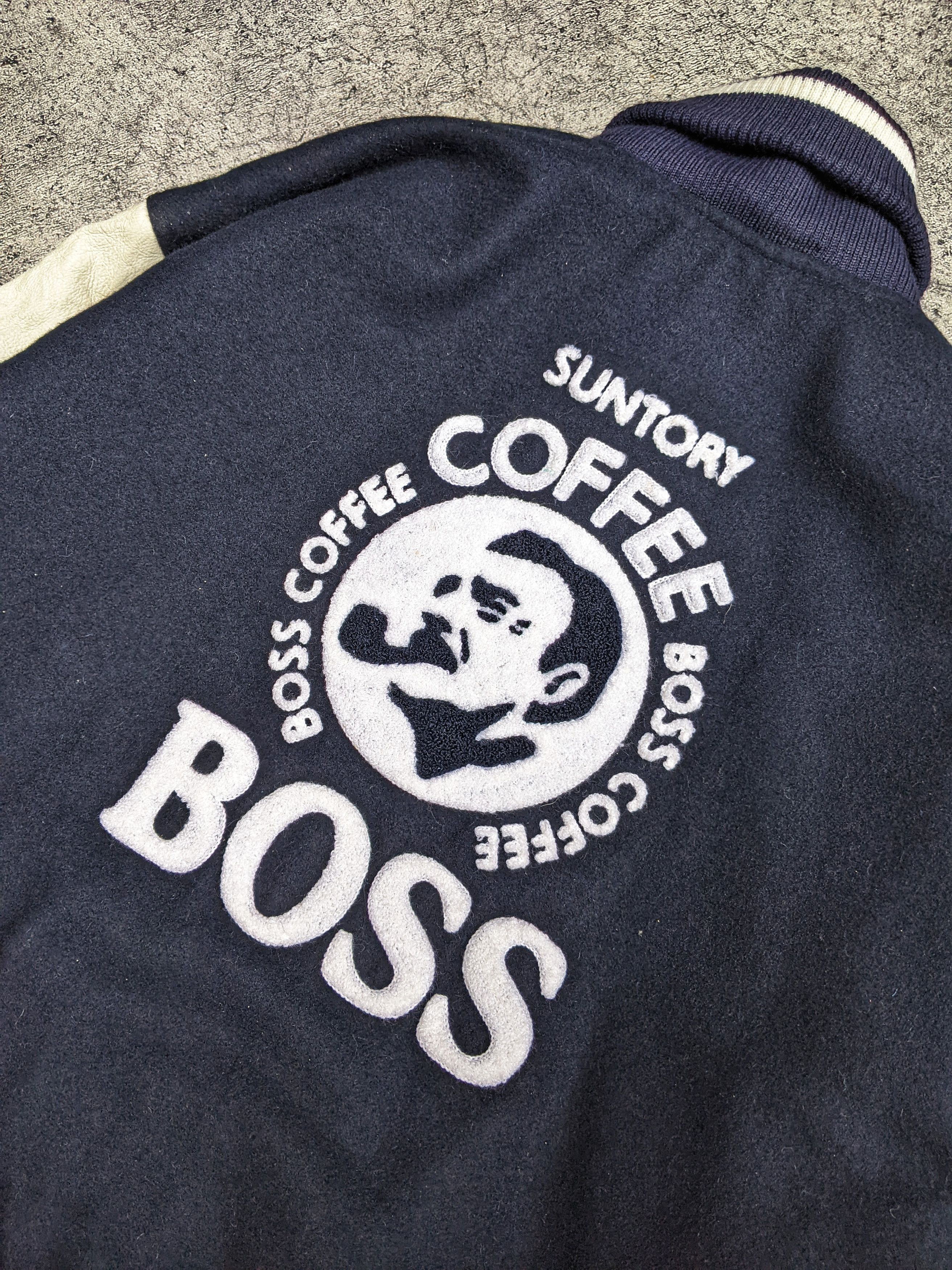 Japanese Brand Suntory Boss Coffee Vintage Varsity Jacket Size US M / EU 48-50 / 2 - 4 Thumbnail
