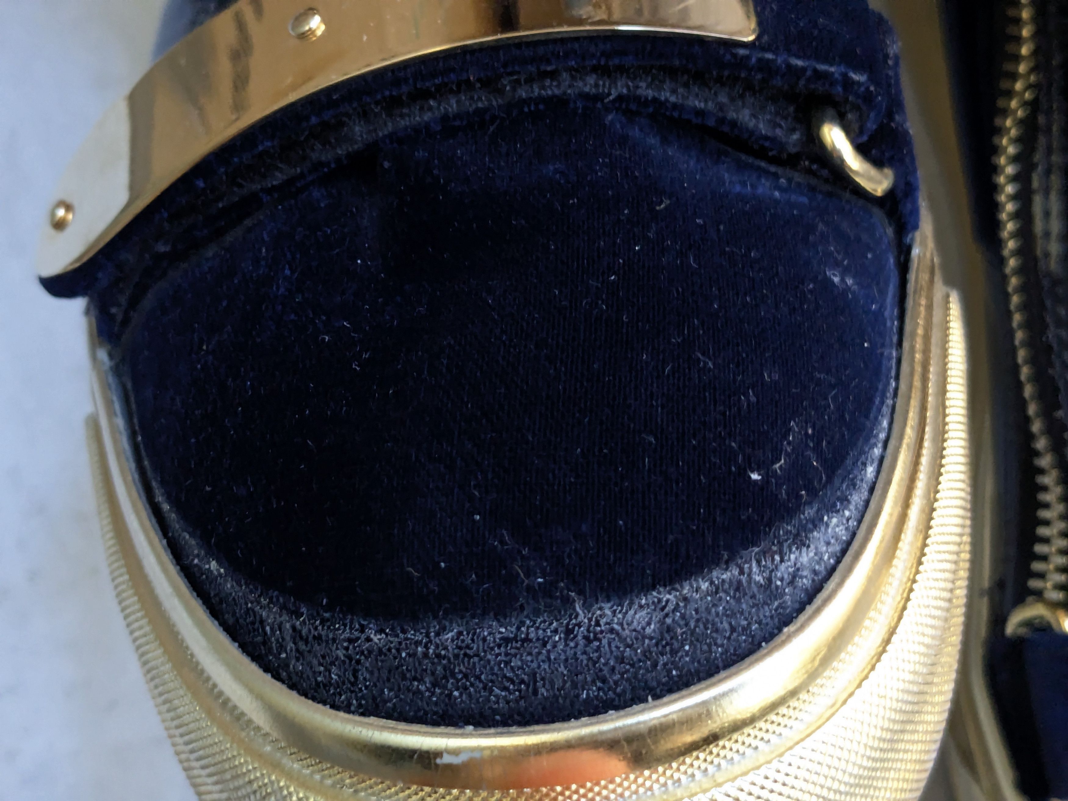 Giuseppe Zanotti Giuseppe Zanotti High Tops Navy Blue Velvet Gold 11 44 Size US 11 / EU 44 - 7 Thumbnail