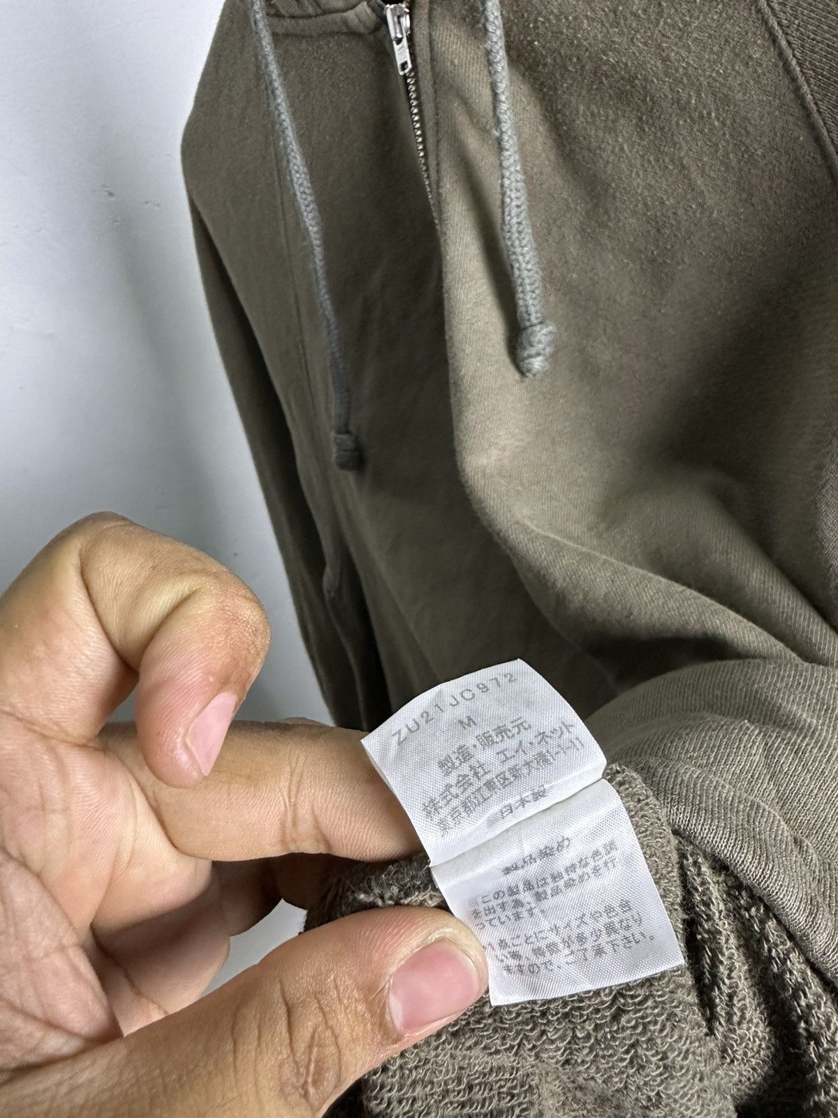 Issey Miyake Zucca by Issey Miyake Cape Sweater Army Green Size US M / EU 48-50 / 2 - 3 Thumbnail