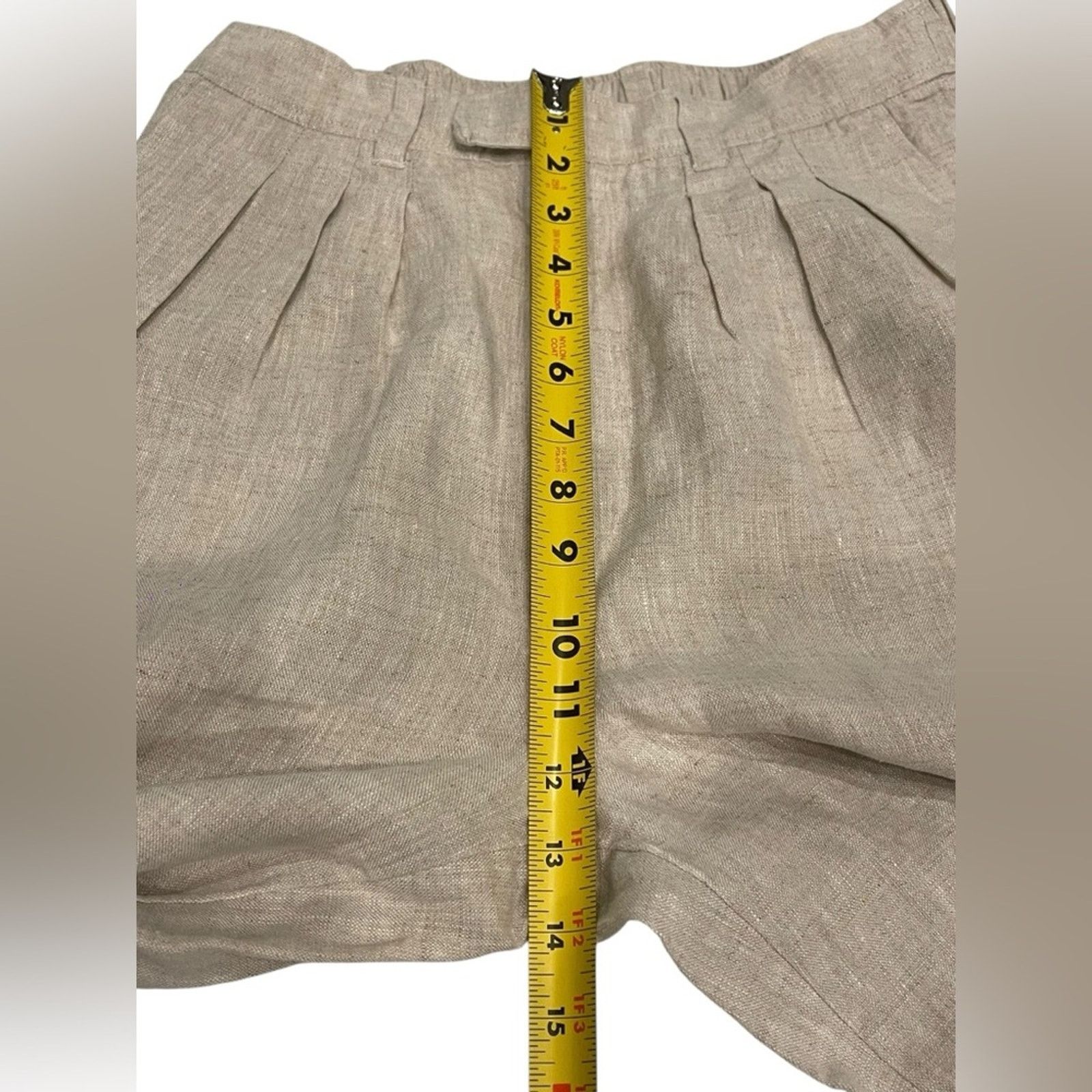 Other Posse Women's Tan linen Pant Size:S Size 28" / US 6 / IT 42 - 8 Thumbnail