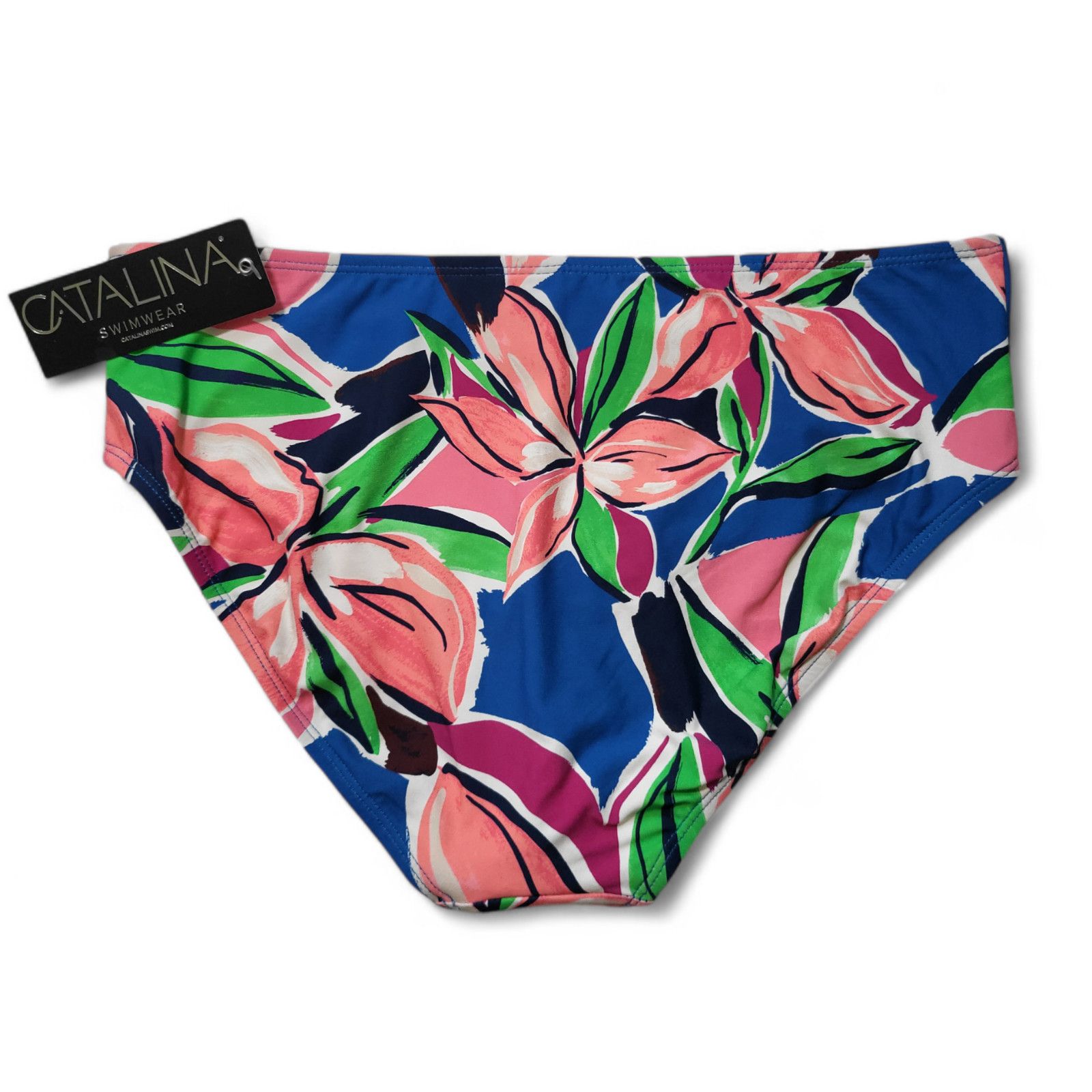 Catalina NWT Catalina Bold Floral Abstract High Waist Bikini Bottom Size S / US 4 / IT 40 - 3 Thumbnail