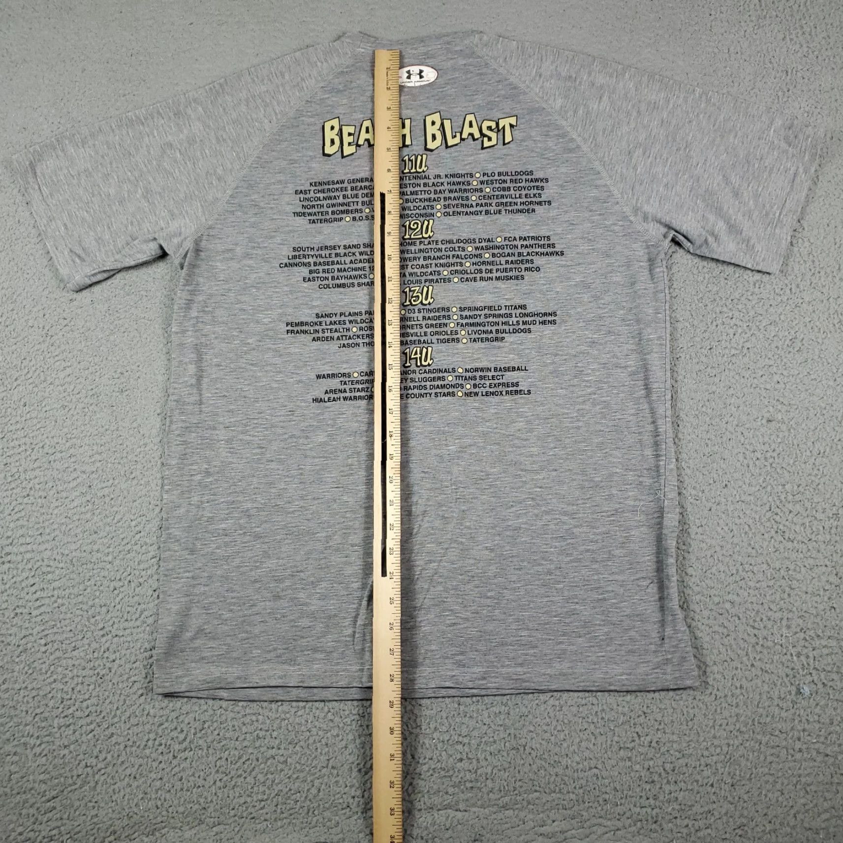 Under Armour VINTAGE Under Armour Ripken Beach T-Shirt Gray Short Sleeve Mens Large Gray Logo Modern Sports Shirt Mens Large Gray Size US L / EU 52-54 / 3 - 4 Thumbnail
