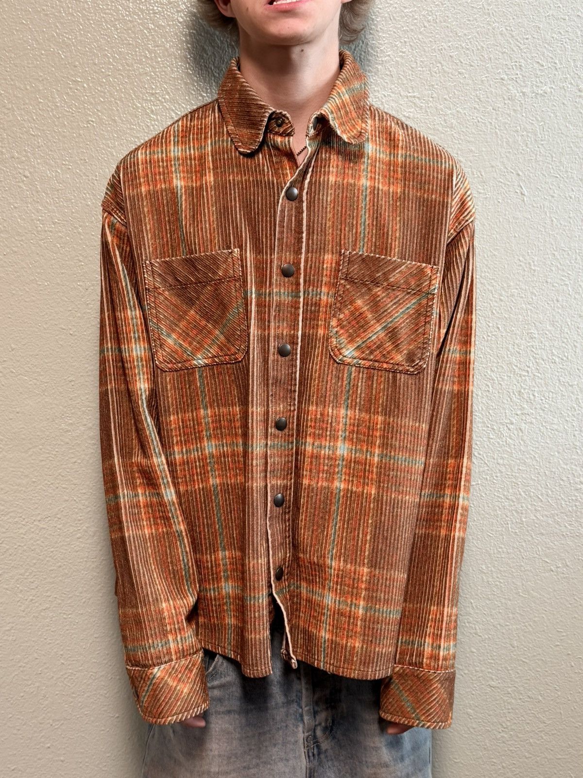 ERL Erl LongSleeve Button Up Size US M / EU 48-50 / 2 - 1 Thumbnail