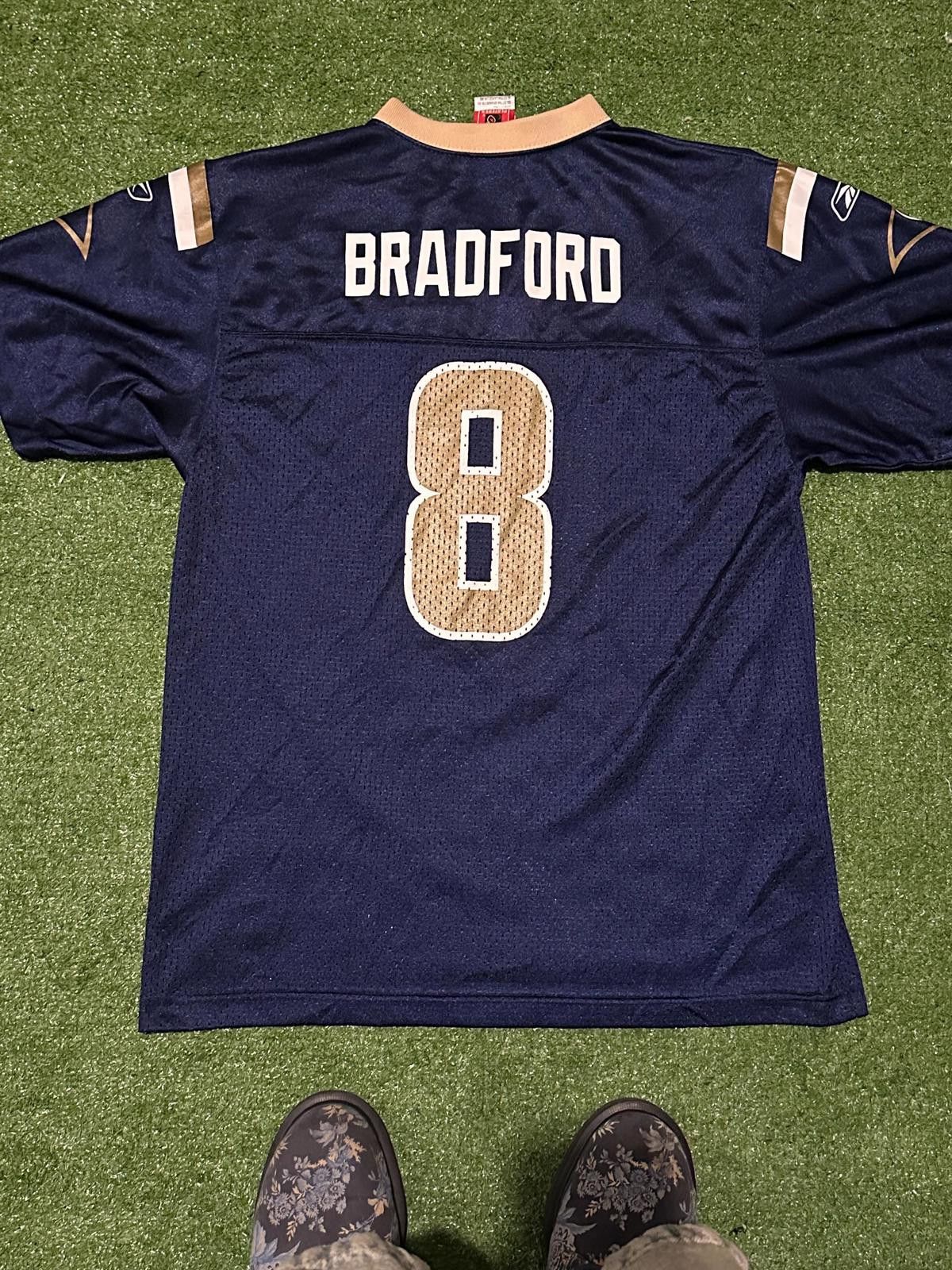 NFL St. Louis Rams #8 Bradford Football Jersey Size ONE SIZE - 3 Thumbnail