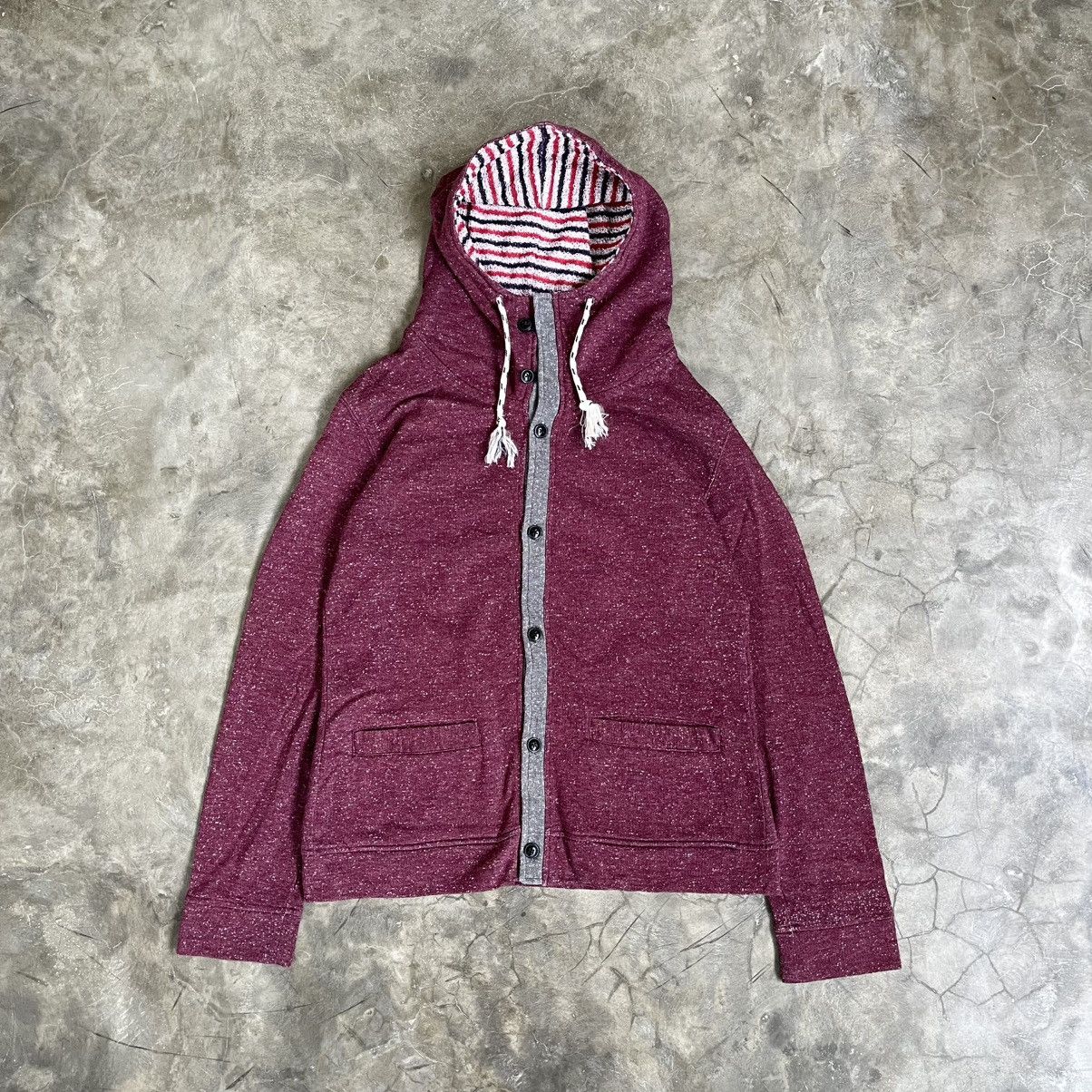 HIDEAWAYS 2000s Hideaways by Nicole Knit Button Hoodie Size US M / EU 48-50 / 2 - 1 Thumbnail