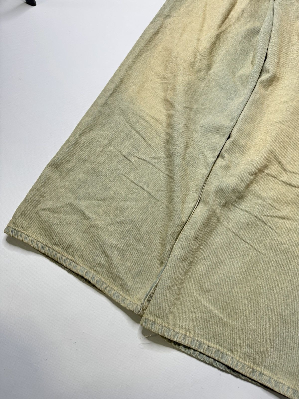 Vintage Vintage avant garde yellow wash jeans if6was9 lgb drip y2k Size US 32 / EU 48 - 6 Thumbnail