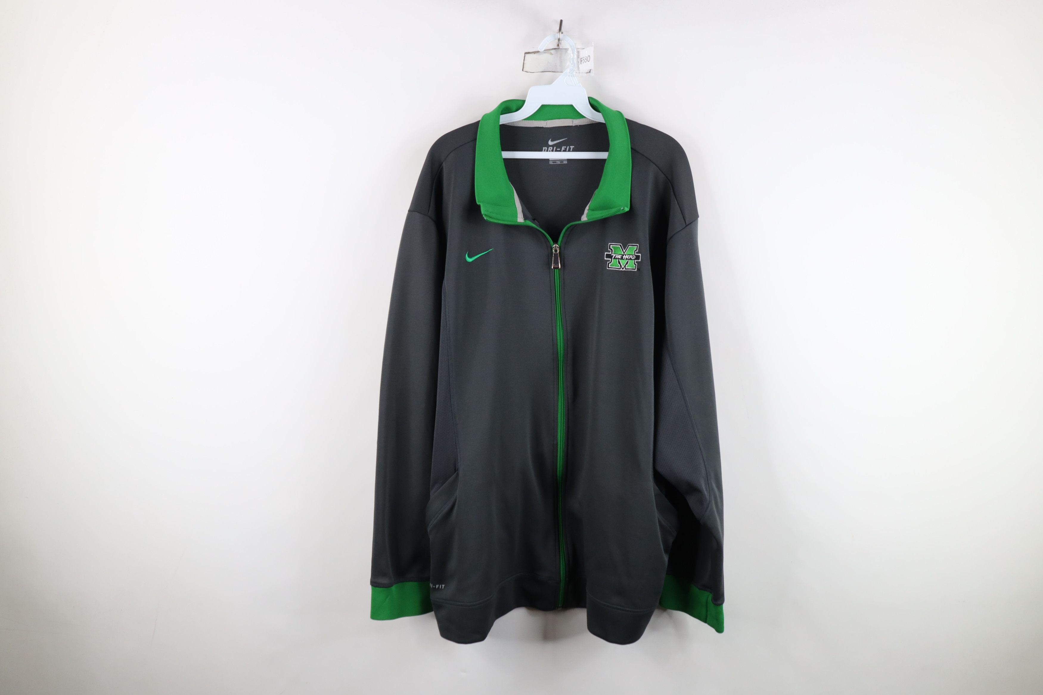 Nike Nike Spell The Herd Marshall University Full Zip Jacket Gray Size US XXL / EU 58 / 5 - 1 Thumbnail