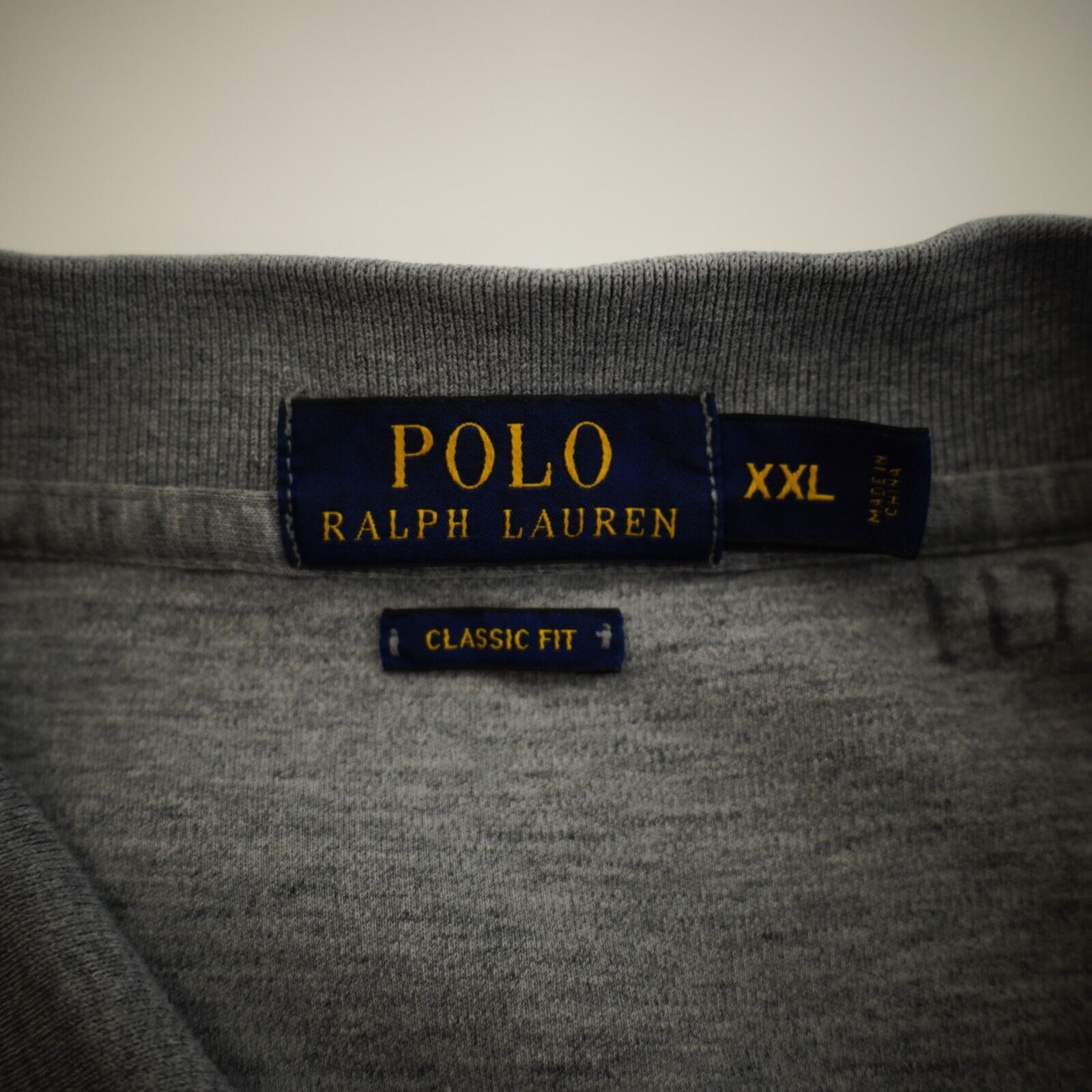Ralph Lauren Polo Ralph Lauren Classic Fit 2XL Gray Short Sleeve Polo Shi Size US XXL / EU 58 / 5 - 8 Thumbnail