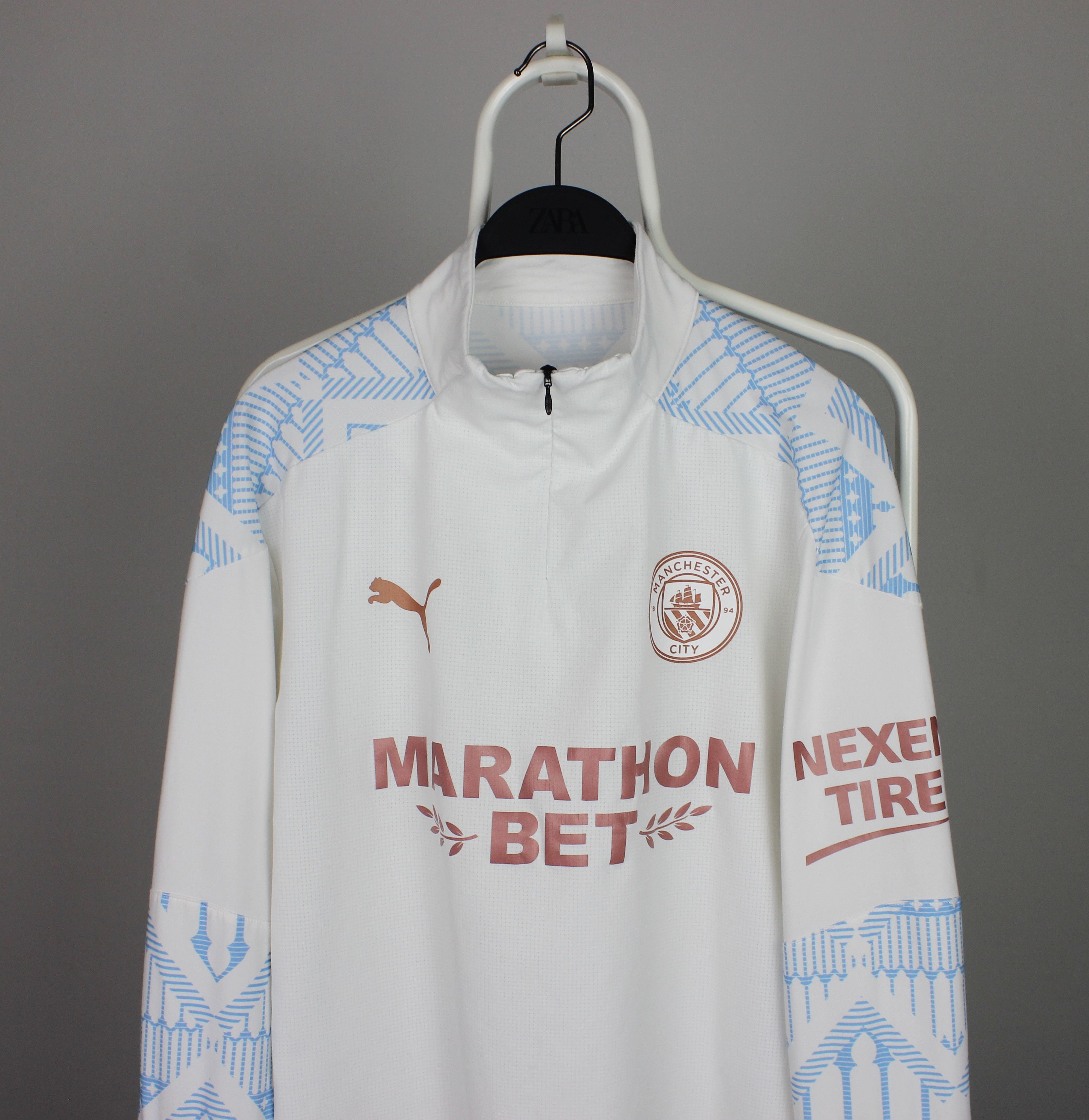Puma Puma manchester city 2021 2020 training 1/4 zip sweatshirt M Size US M / EU 48-50 / 2 - 1 Thumbnail