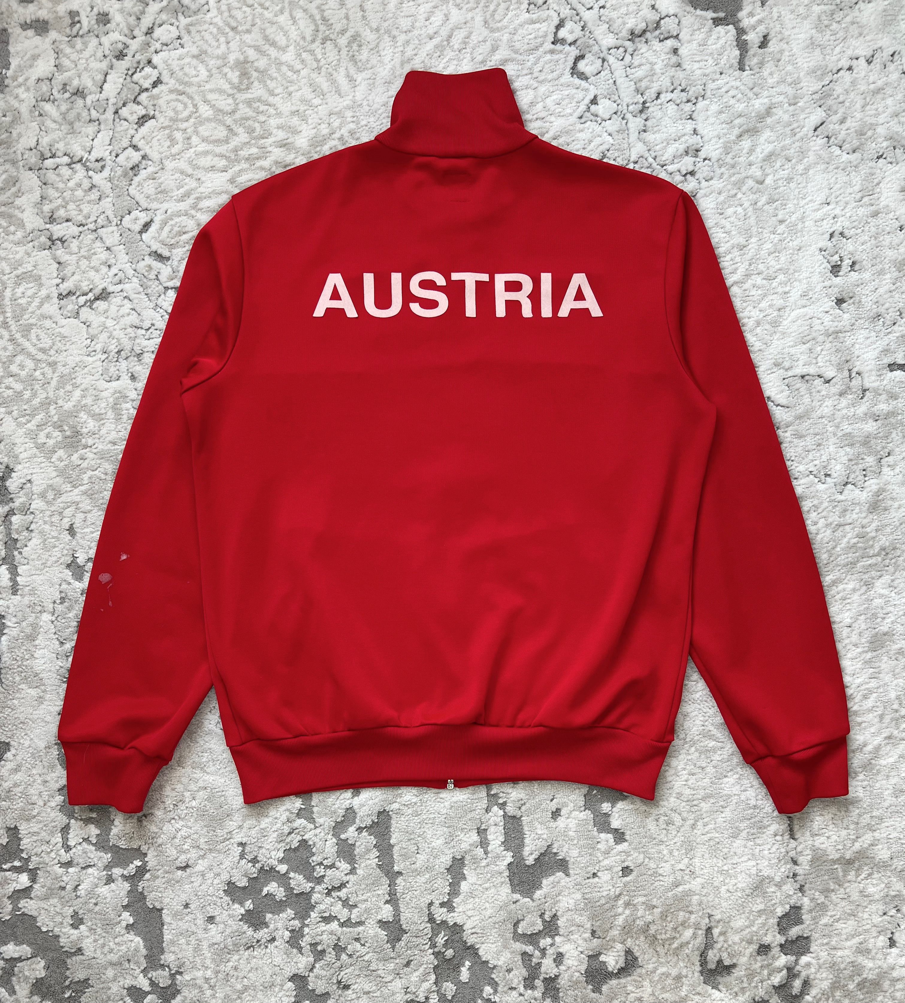 Adidas Adidas Originals Austria Euro 2008 Track Jacket Red Trefoil Size US M / EU 48-50 / 2 - 11 Thumbnail
