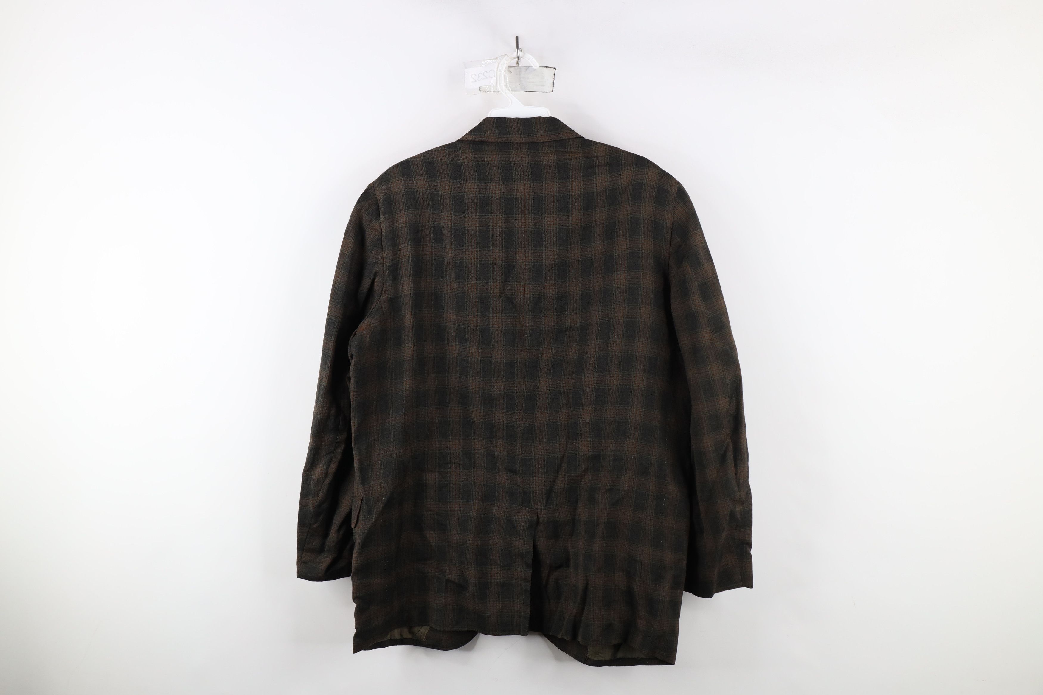 Vintage Vintage 60s Streetwear Sport Coat Suit Jacket Plaid USA Size US L / EU 52-54 / 3 - 12 Thumbnail