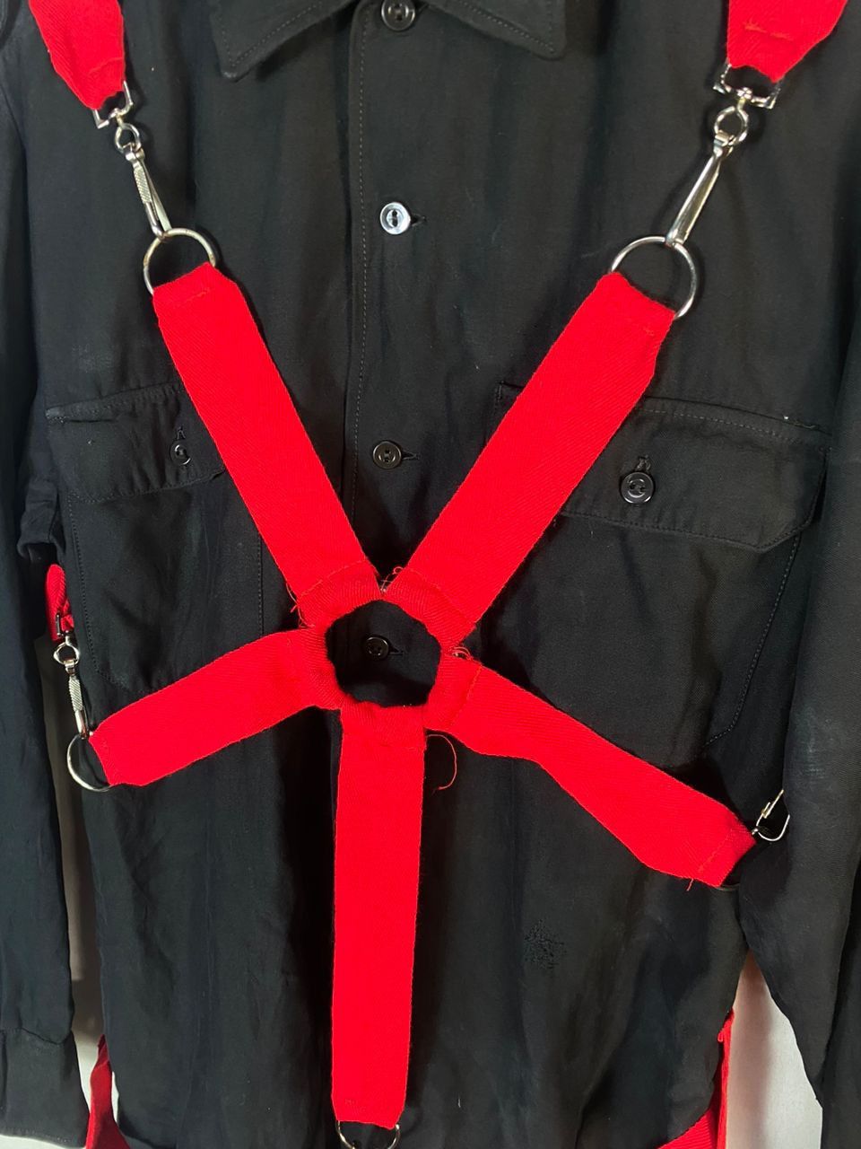Seditionaries × Unknown London × Vintage VINTAGE 80s ARTIFICIAL EYE KENSINGTON LONDON PUNK SHIRT Size US M / EU 48-50 / 2 - 8 Thumbnail