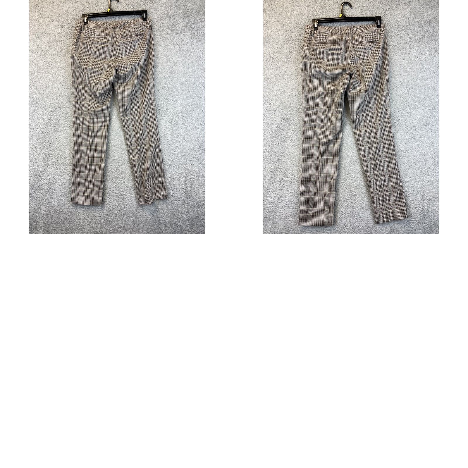 Tommy Hilfiger Tommy Hilfiger Pants Women 6 Brown Cotton Stretch Straight 76-6 Size 28" / US 6 / IT 42 - 8 Thumbnail