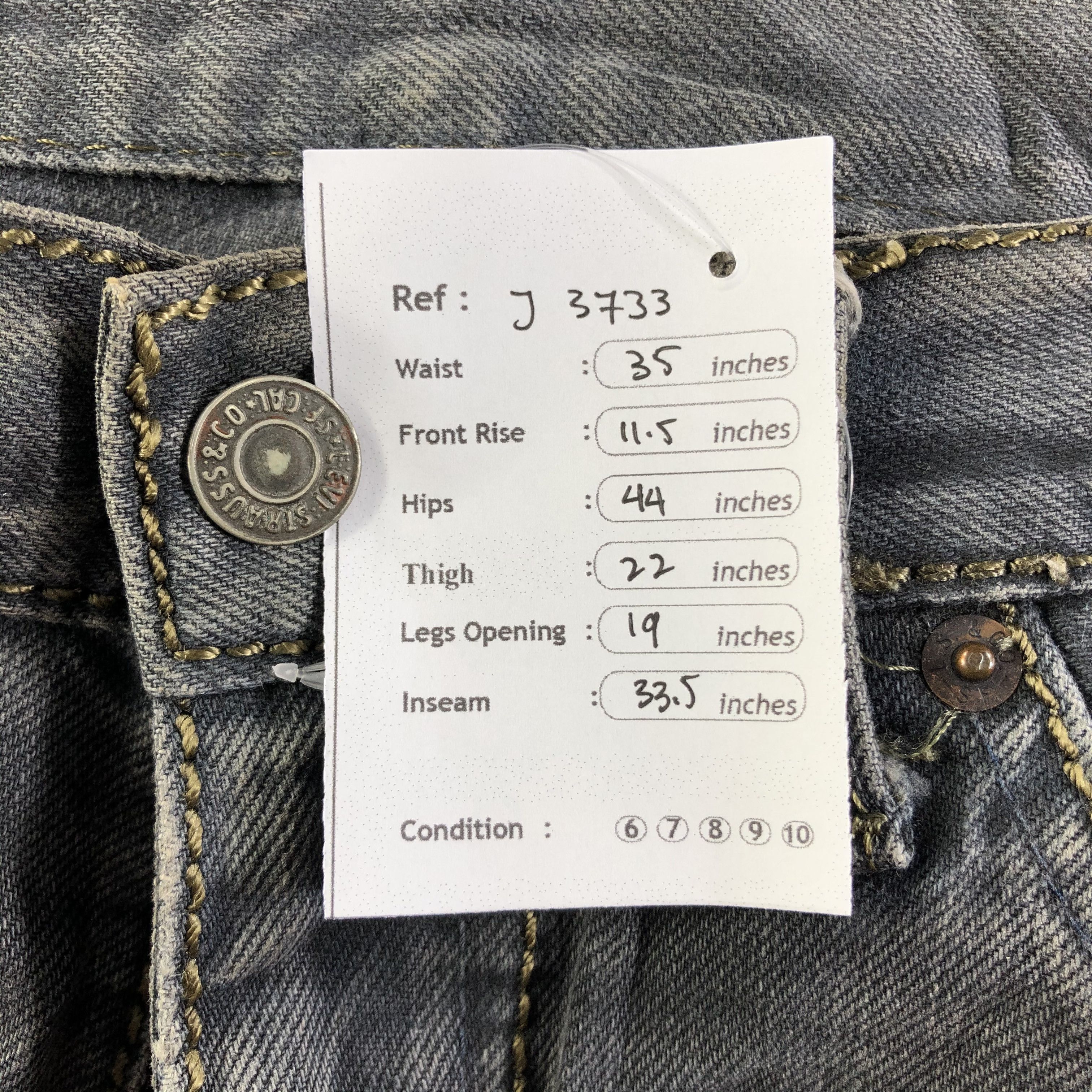 Levi's Vintage Levis Jeans-J3733 Size US 35 - 14 Thumbnail