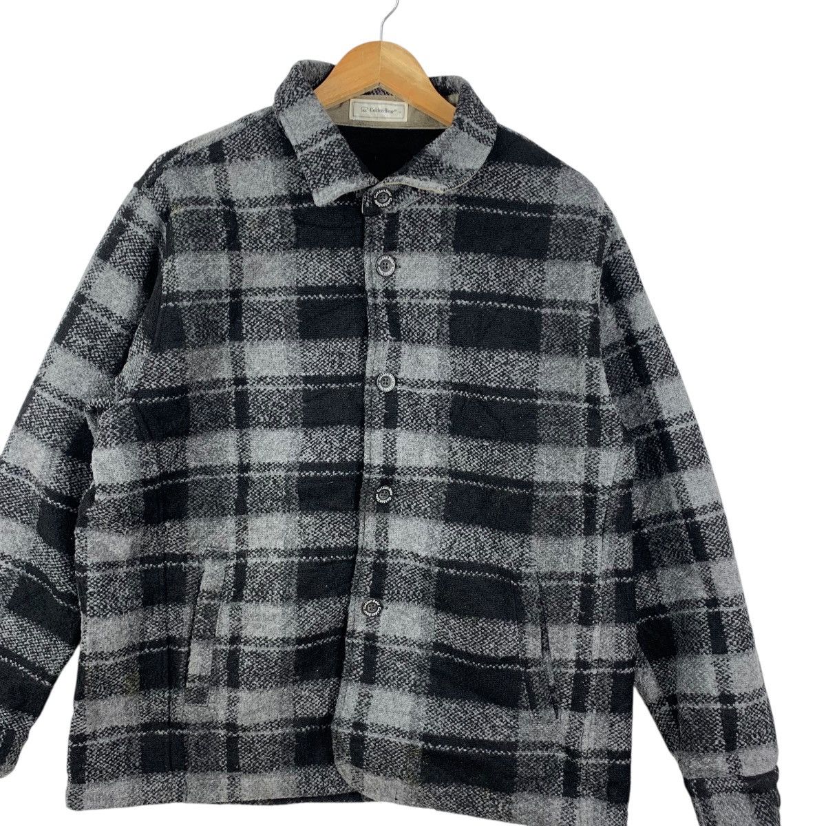 Golden Bear GOLDEN BEAR USA Tartan Plaids Checks Button Jacket Cardigan Size US L / EU 52-54 / 3 - 5 Thumbnail