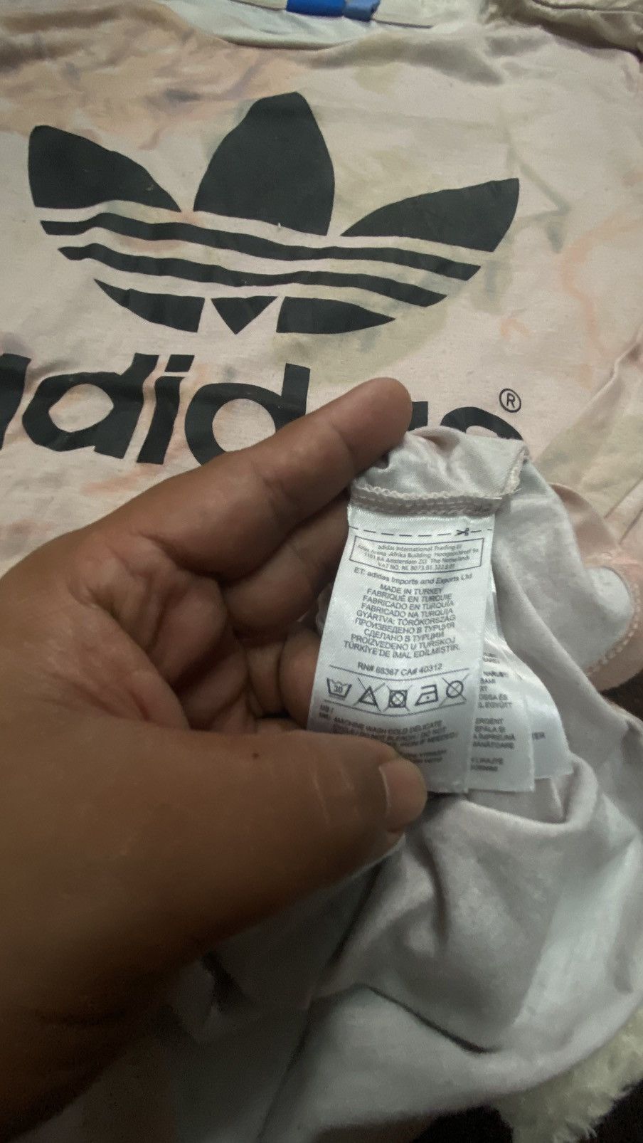 Adidas SUPER RARE Adidas Batik Trifoil Size US L / EU 52-54 / 3 - 6 Thumbnail