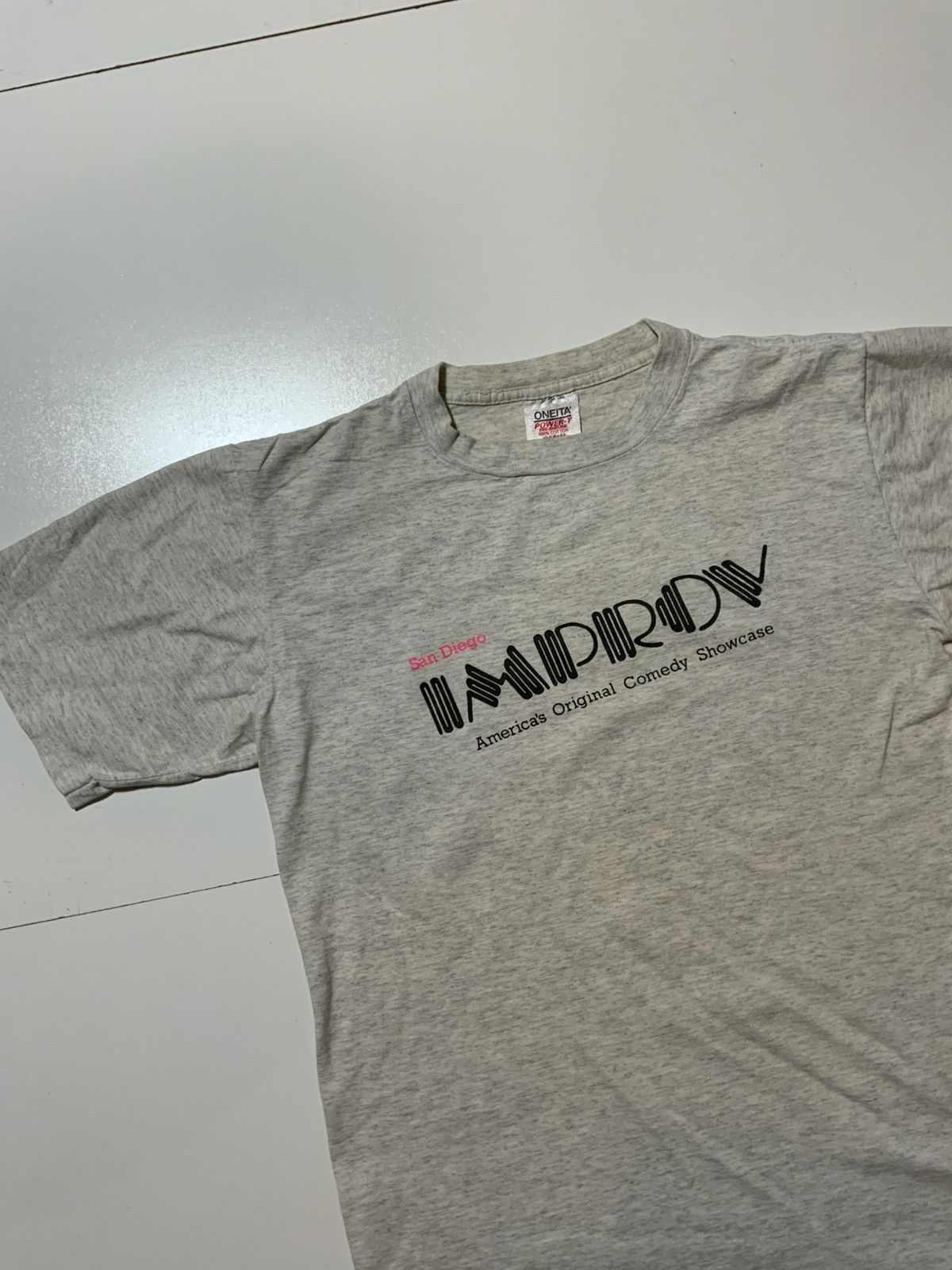 Vintage Vintage San Diego Improv Comedy Tour Single Stitch T-Shirt Size US L / EU 52-54 / 3 - 3 Thumbnail