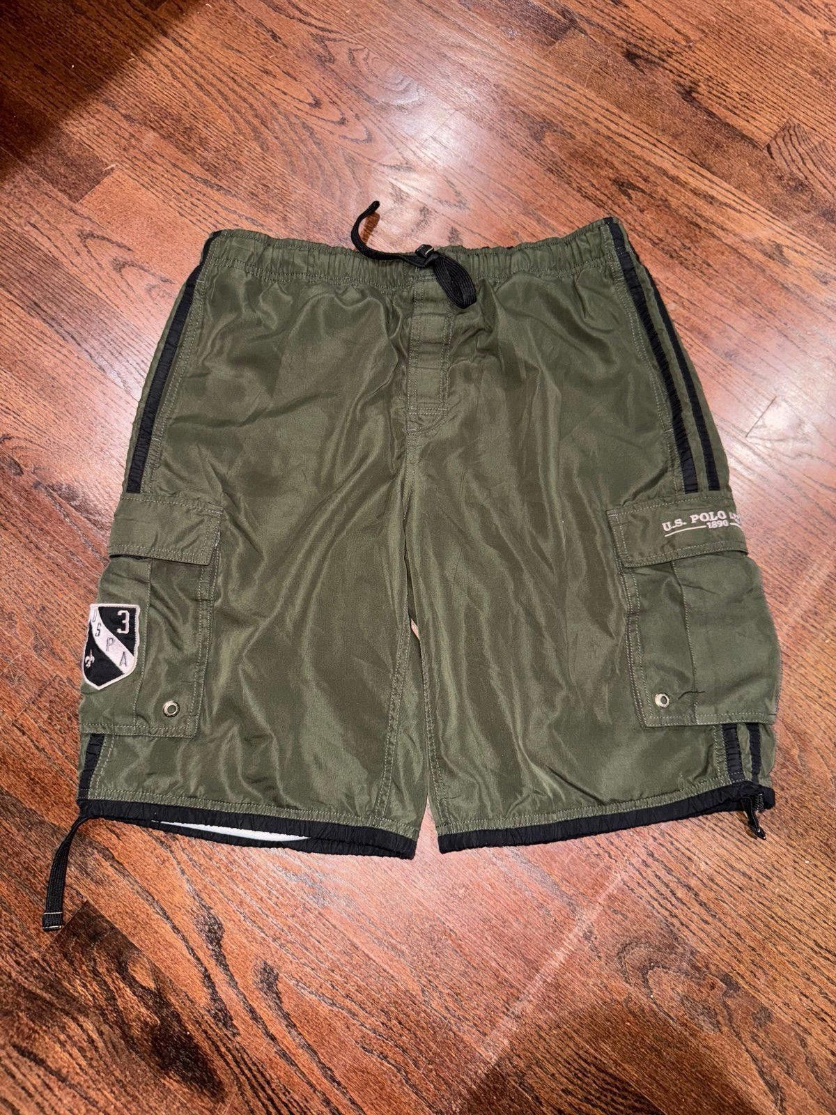 U.S. Polo Assn. VTG 90s U.S. Polo Assn. Bathing Suit Mesh Swim Sz XL Size US 38 / EU 54 - 2 Thumbnail