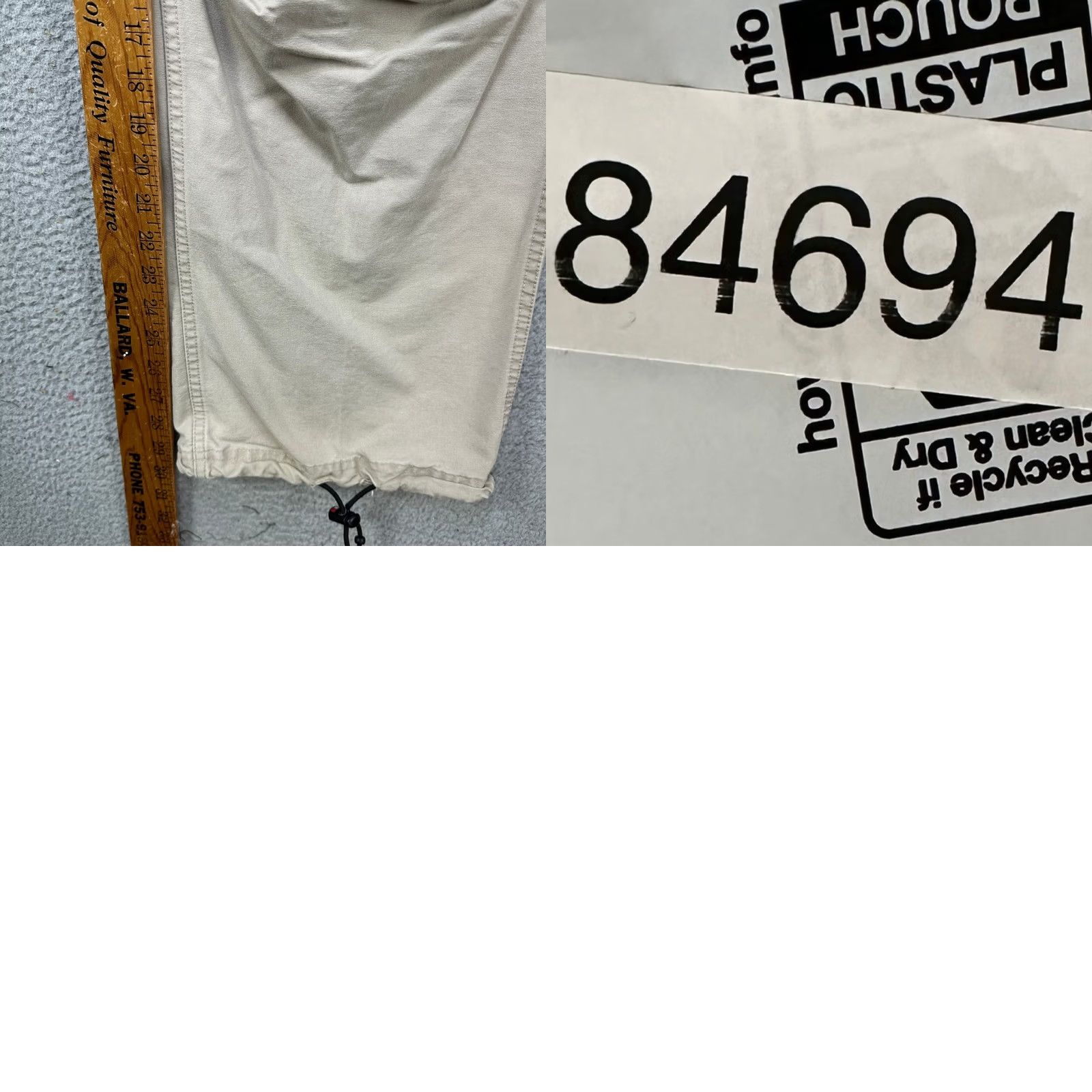 Vintage Tommy Jeans Cargo Pants Men 34X32 Tan Cotton Relaxed Fit Drawstring Pockets Flat Front Straight Leg EUC Size US 34 / EU 50 - 8 Thumbnail