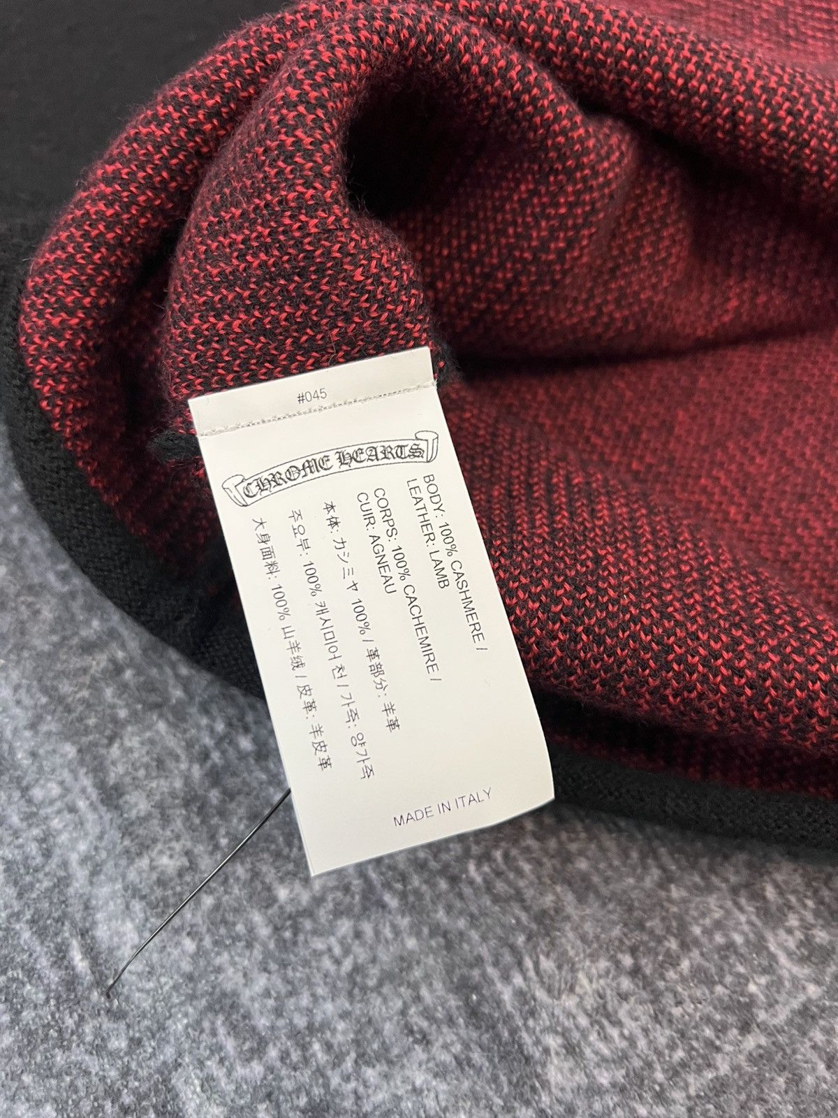 Chrome Hearts Chrome Hearts Red Cross Sweater Size US L / EU 52-54 / 3 - 6 Thumbnail