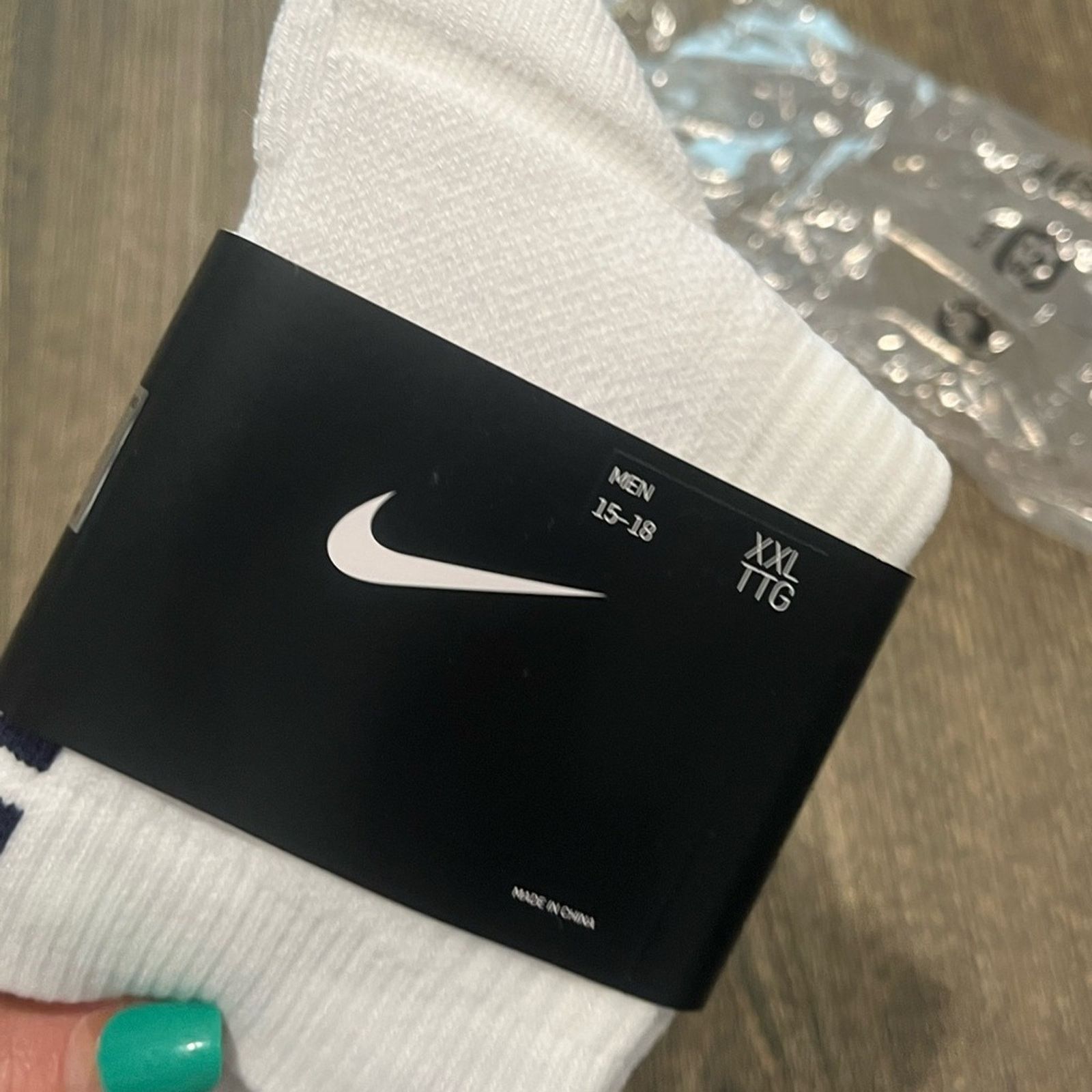 Nike NWT Nike Mens Swoosh NBA Authentic Team Issued Ankle Socks Size ONE SIZE - 5 Thumbnail